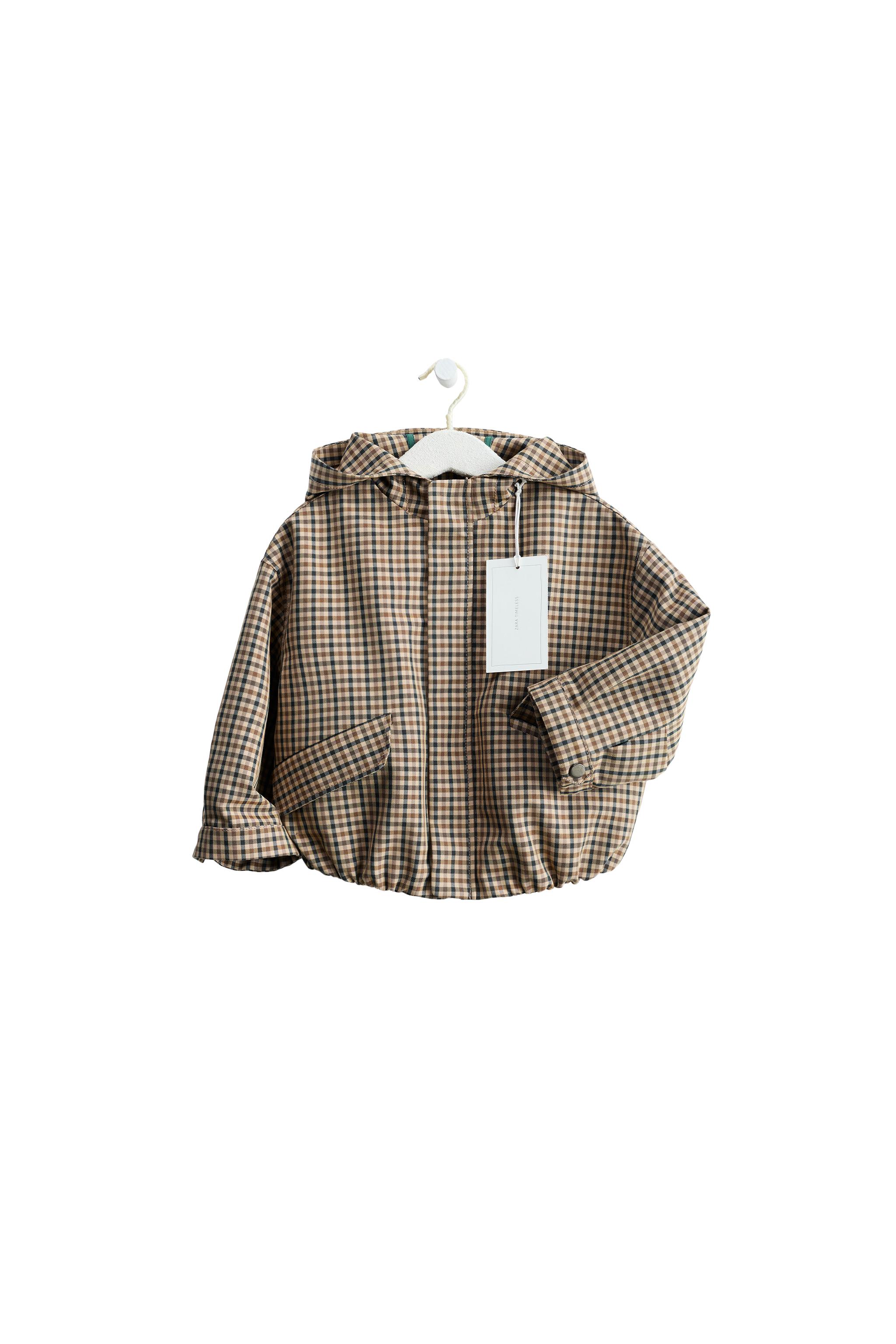 ZARA TIMELESS - куртка-худи в клетку — ZARA