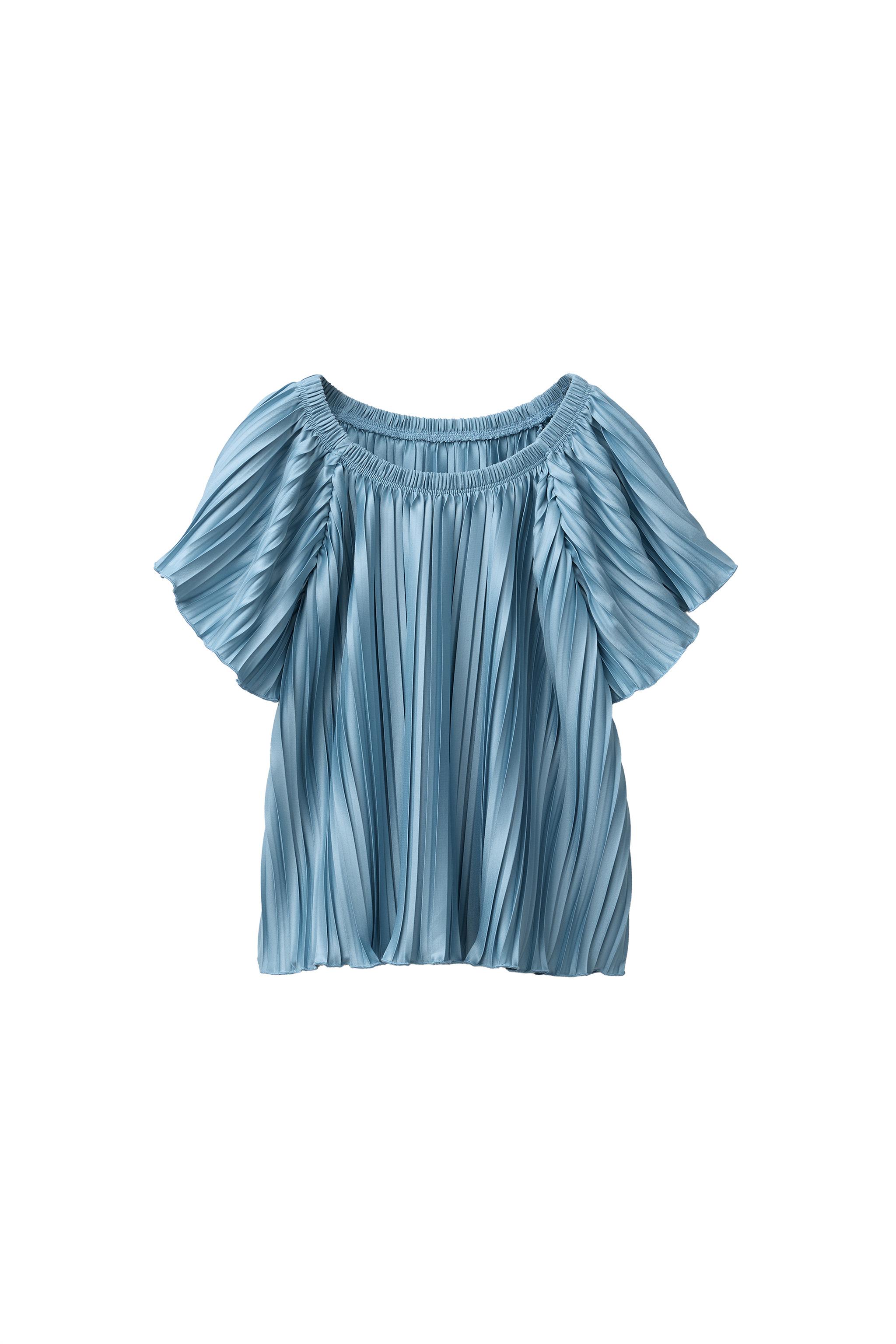 Футболка в складку — ZARA