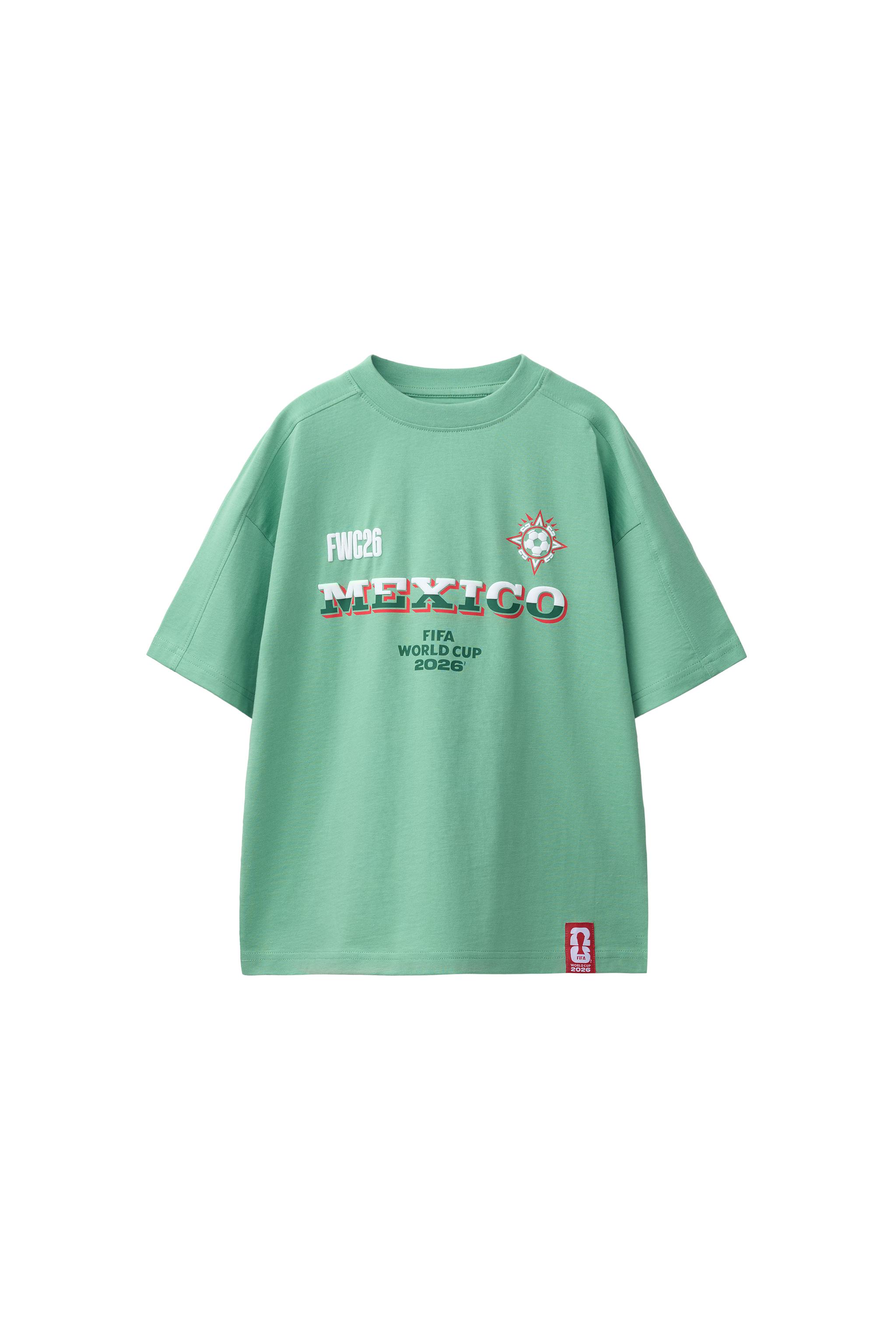 Футболка с принтом Mexico FIFA WORLD CUP ™ 2026 — ZARA