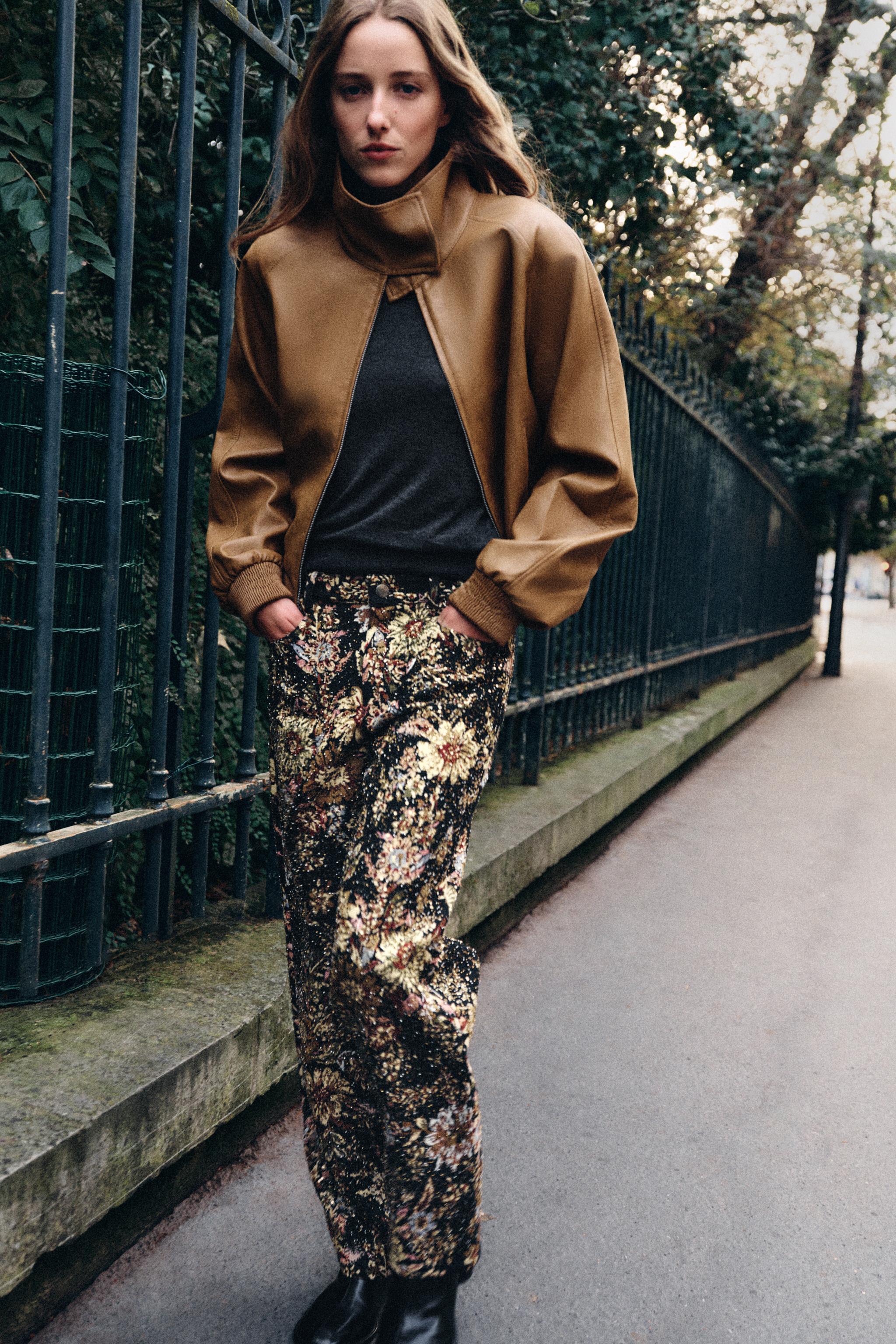 КУРТКА ИЗ ИСКУССТВЕННОЙ КОЖИ — ZW COLLECTION — ZARA
