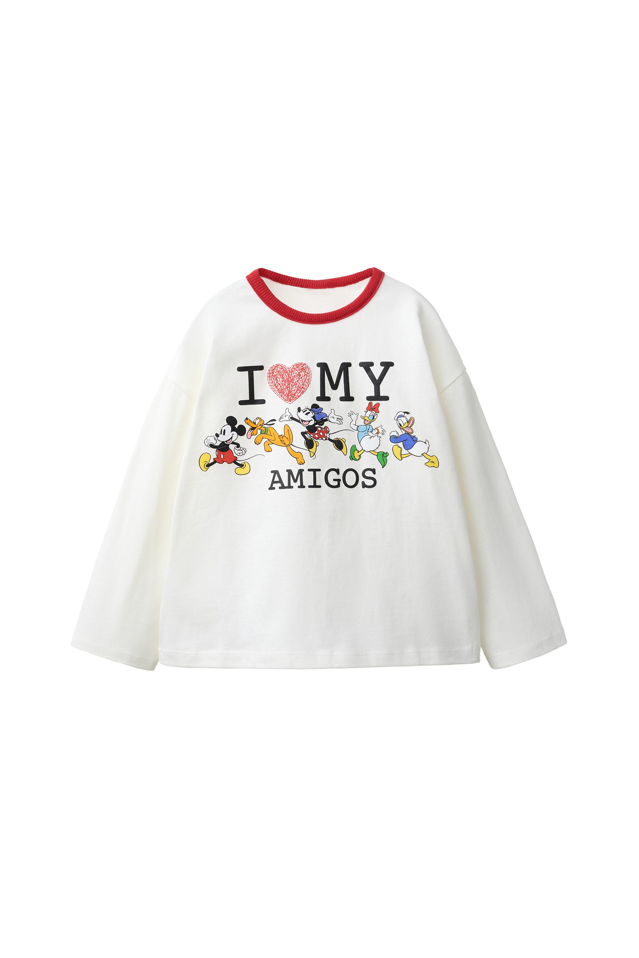 Футболка с принтом MICKEY MOUSE AND FRIENDS © DISNEY — ZARA