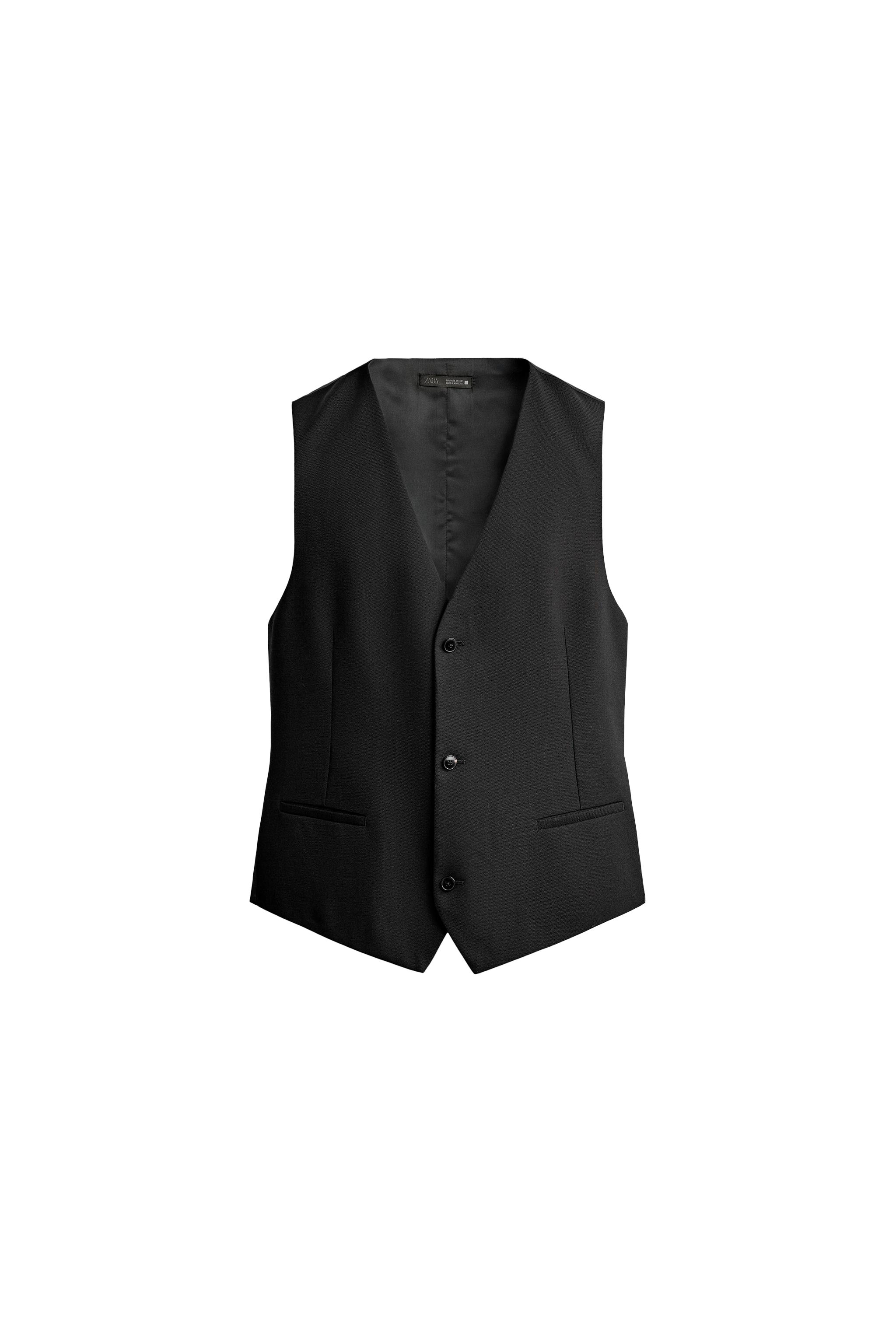 Жилет классического кроя — ZARA