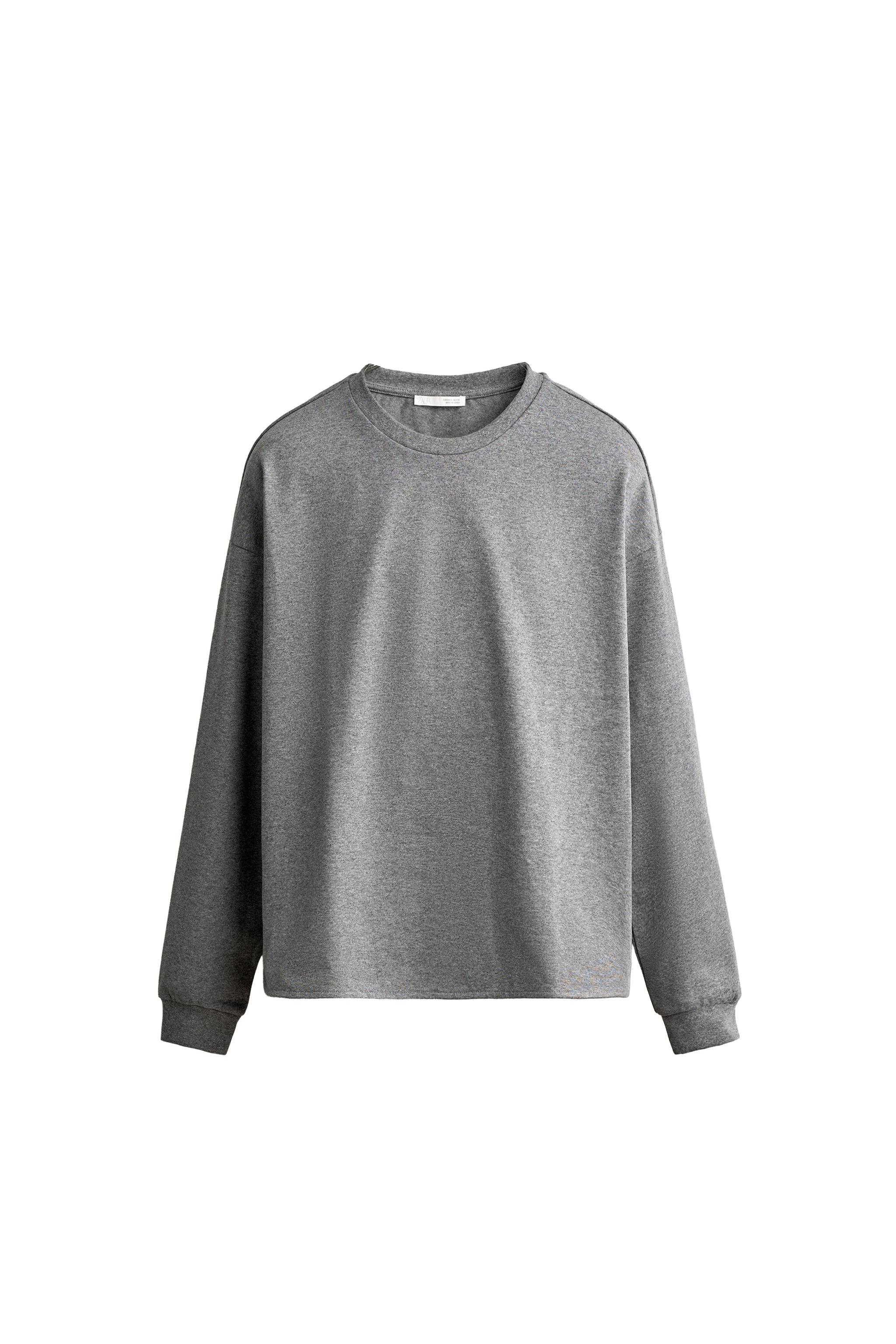 Футболка свободного кроя с разрезами — ZARA