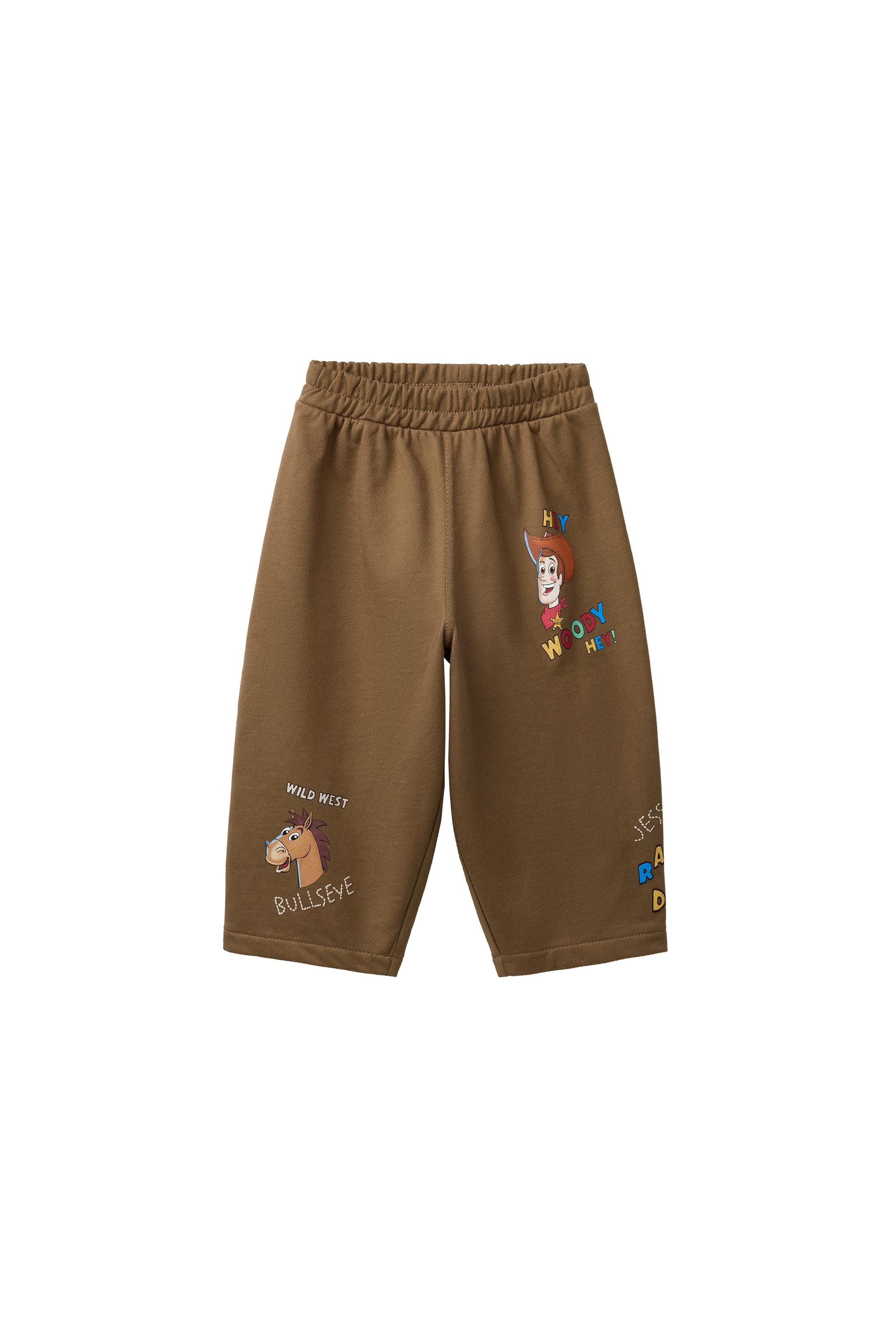 Штаны свободного кроя из плюша с принтом TOY STORY © DISNEY PIXAR — ZARA