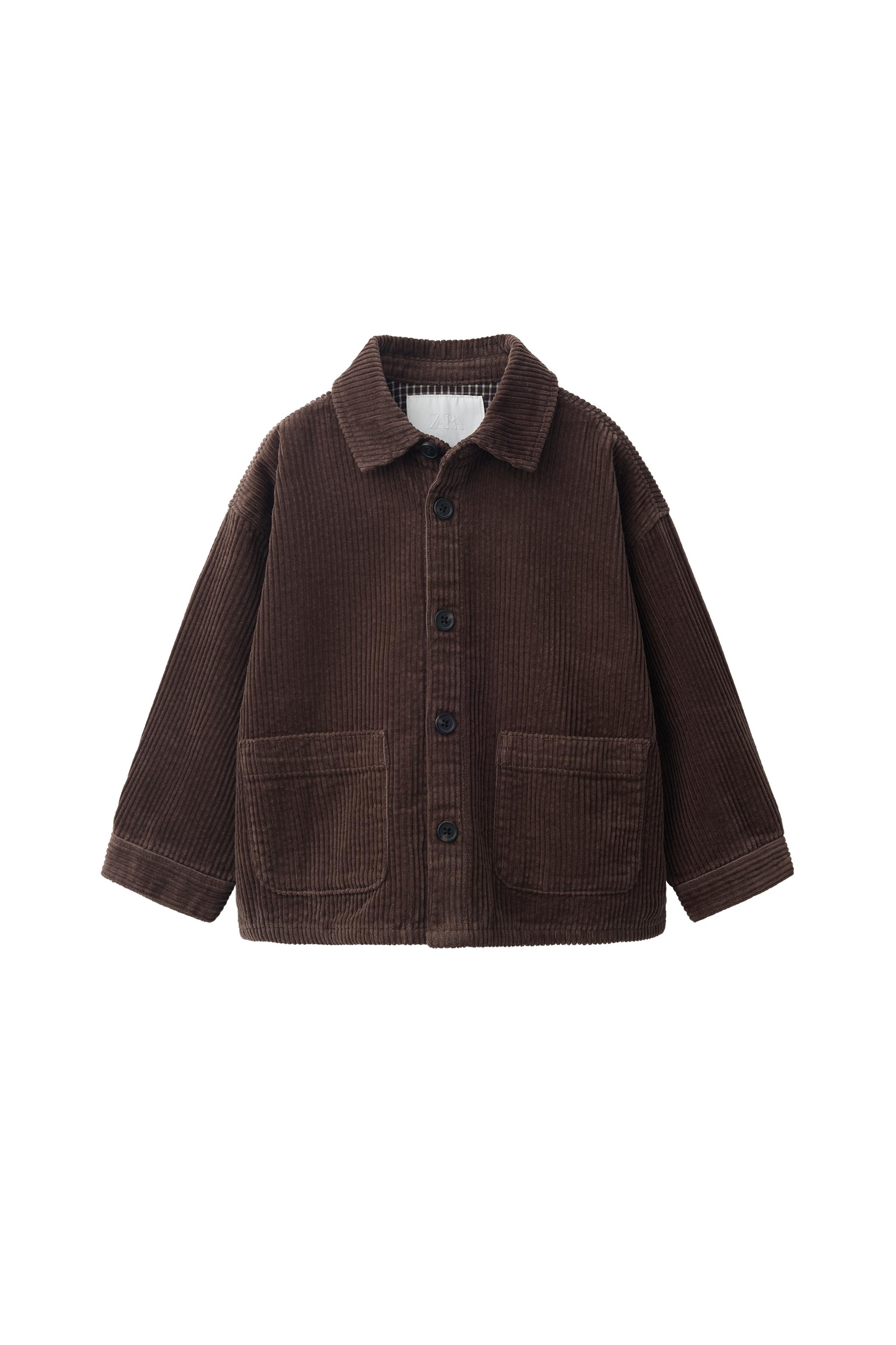 CORDUROY OVERSHIRT — ZARA