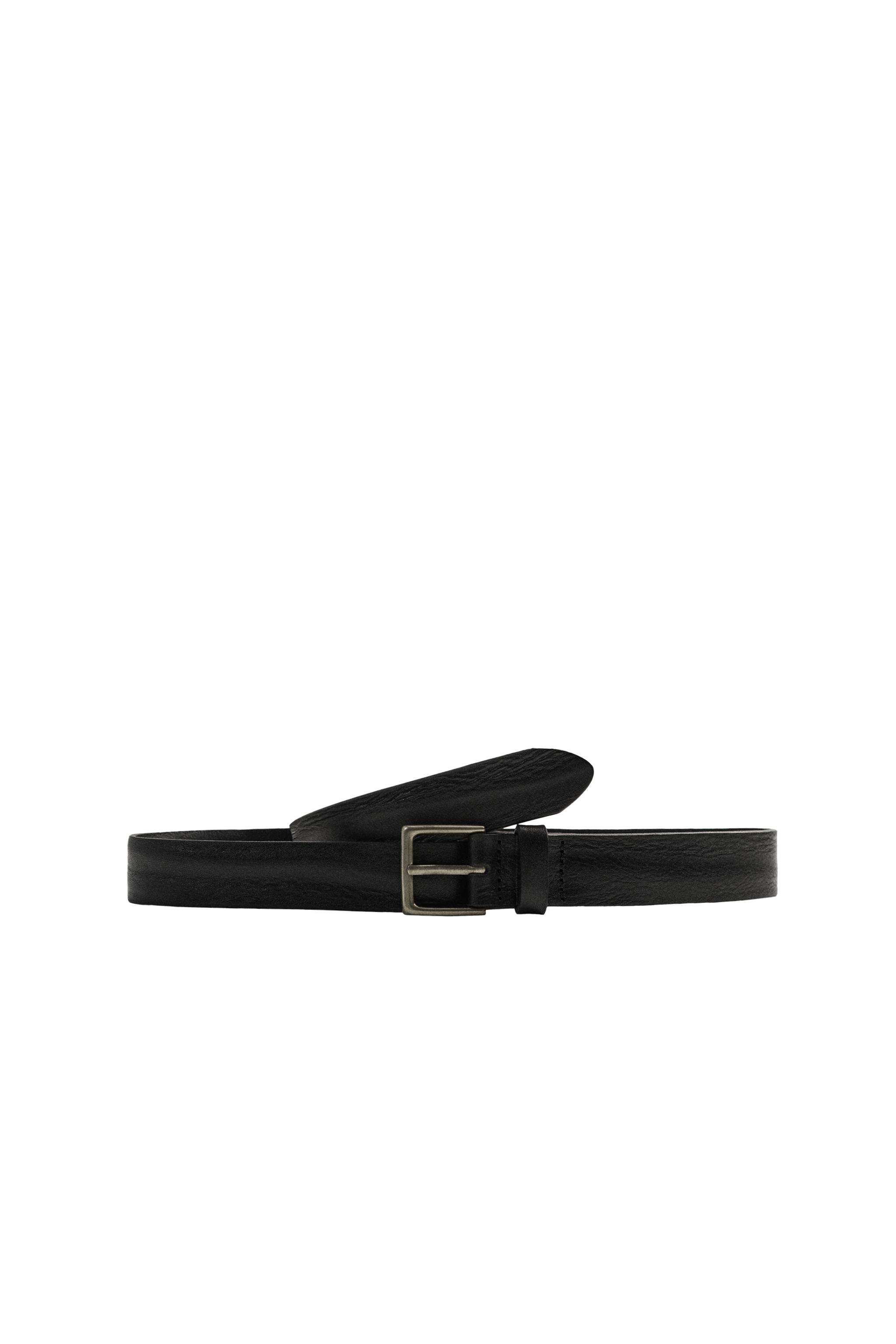 Ремень из кожи с винтажным эффектом — ZARA