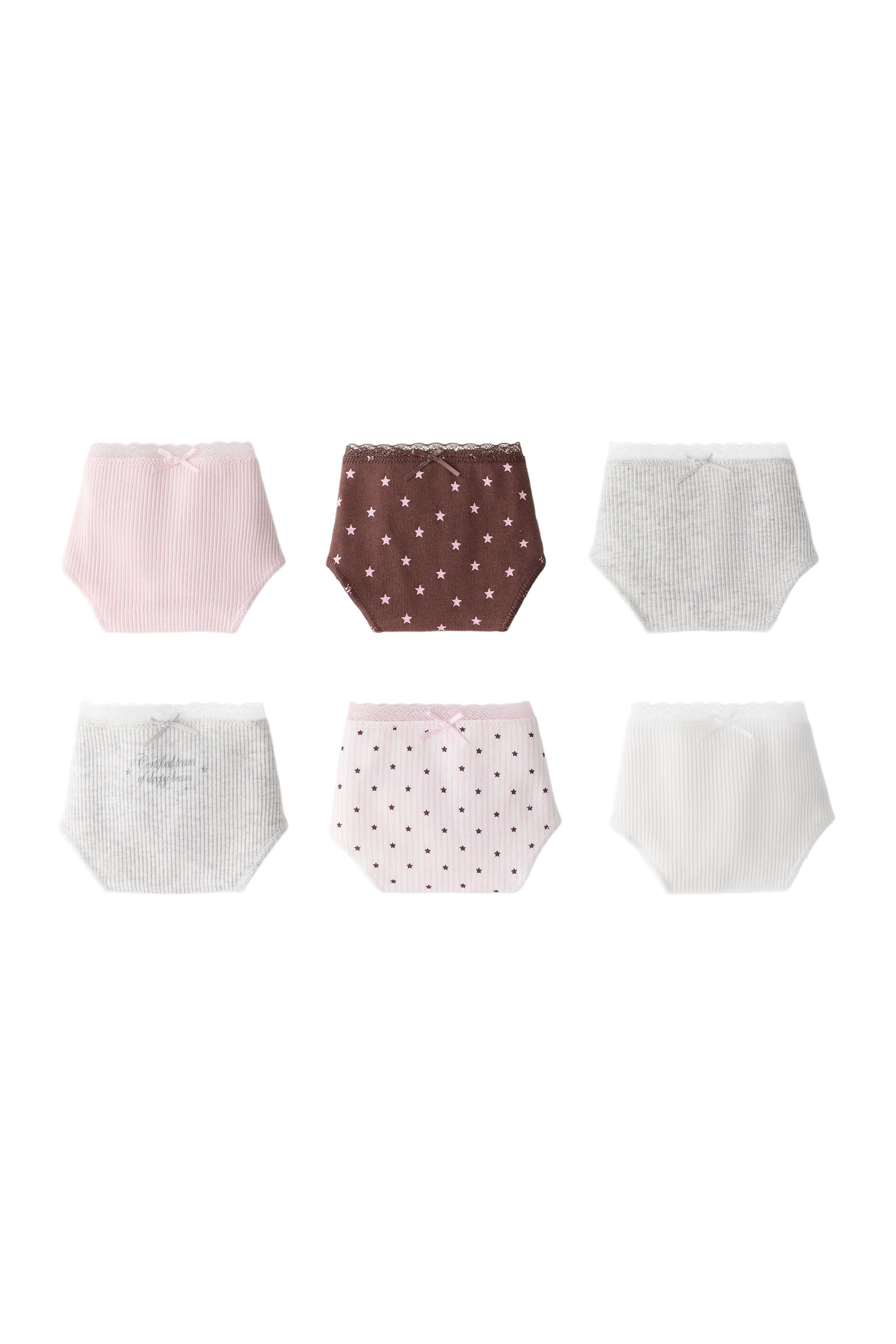 Набор из шести трусов со звёздным принтом для детей 6-14 лет — ZARA