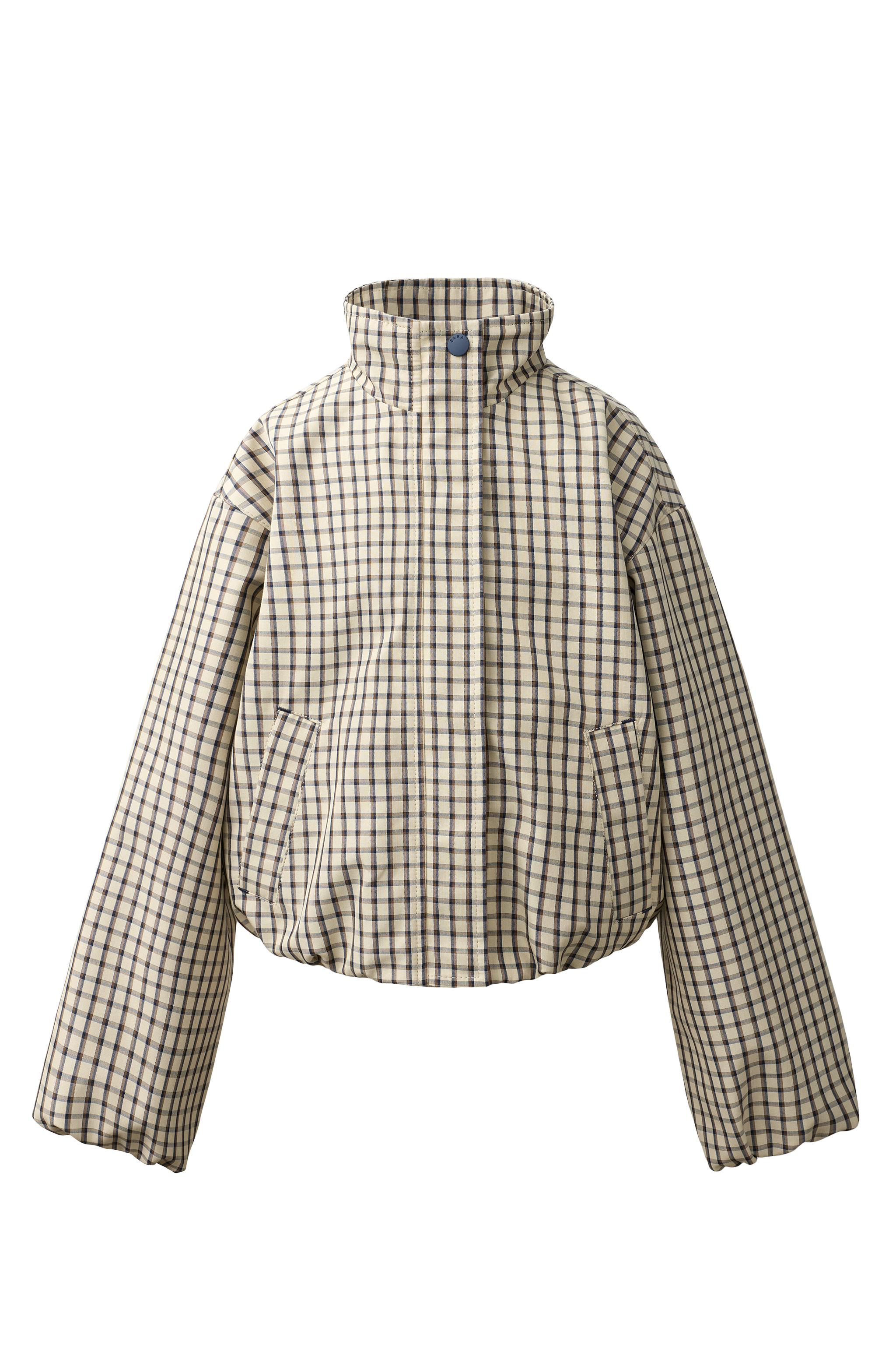 Бомбер в клетку — ZARA
