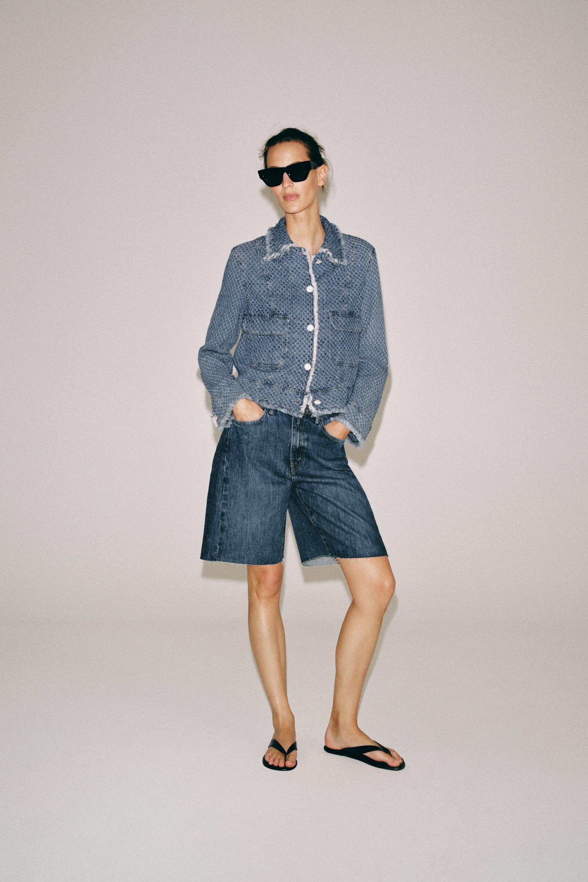 ZW COLLECTION джинсовая куртка — ZARA