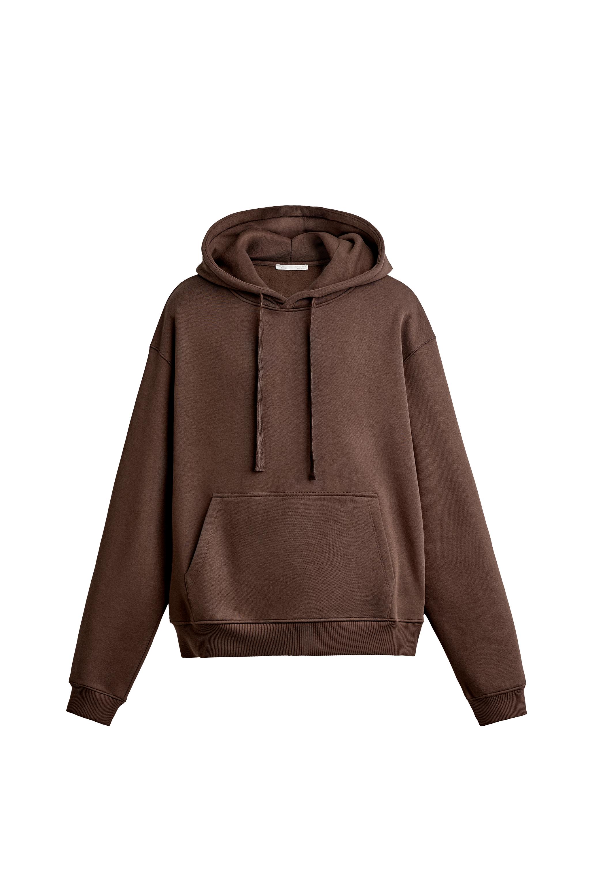 Базовое худи свободного кроя — ZARA