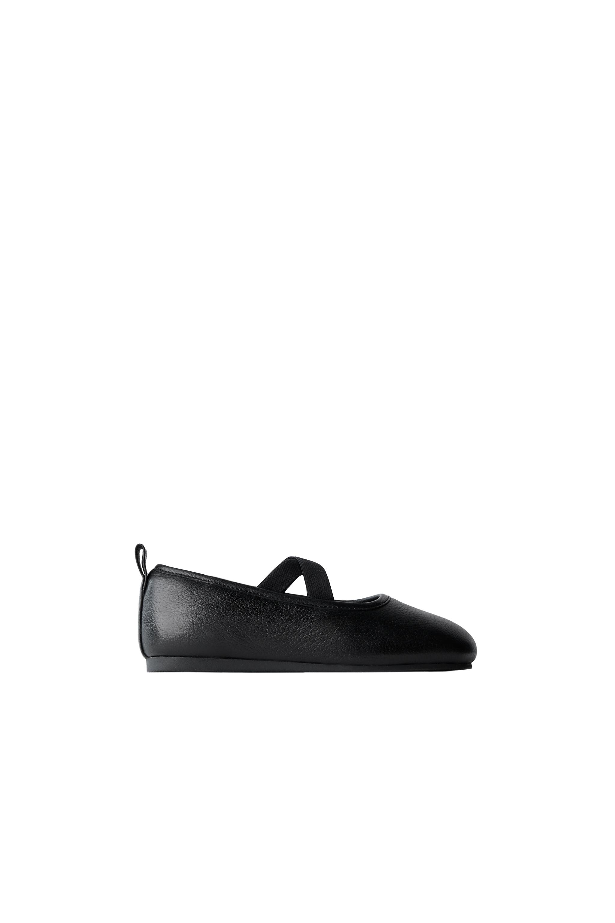 ШКОЛЬНЫЕ КОЖАНЫЕ БАЛЕТКИ — ZARA