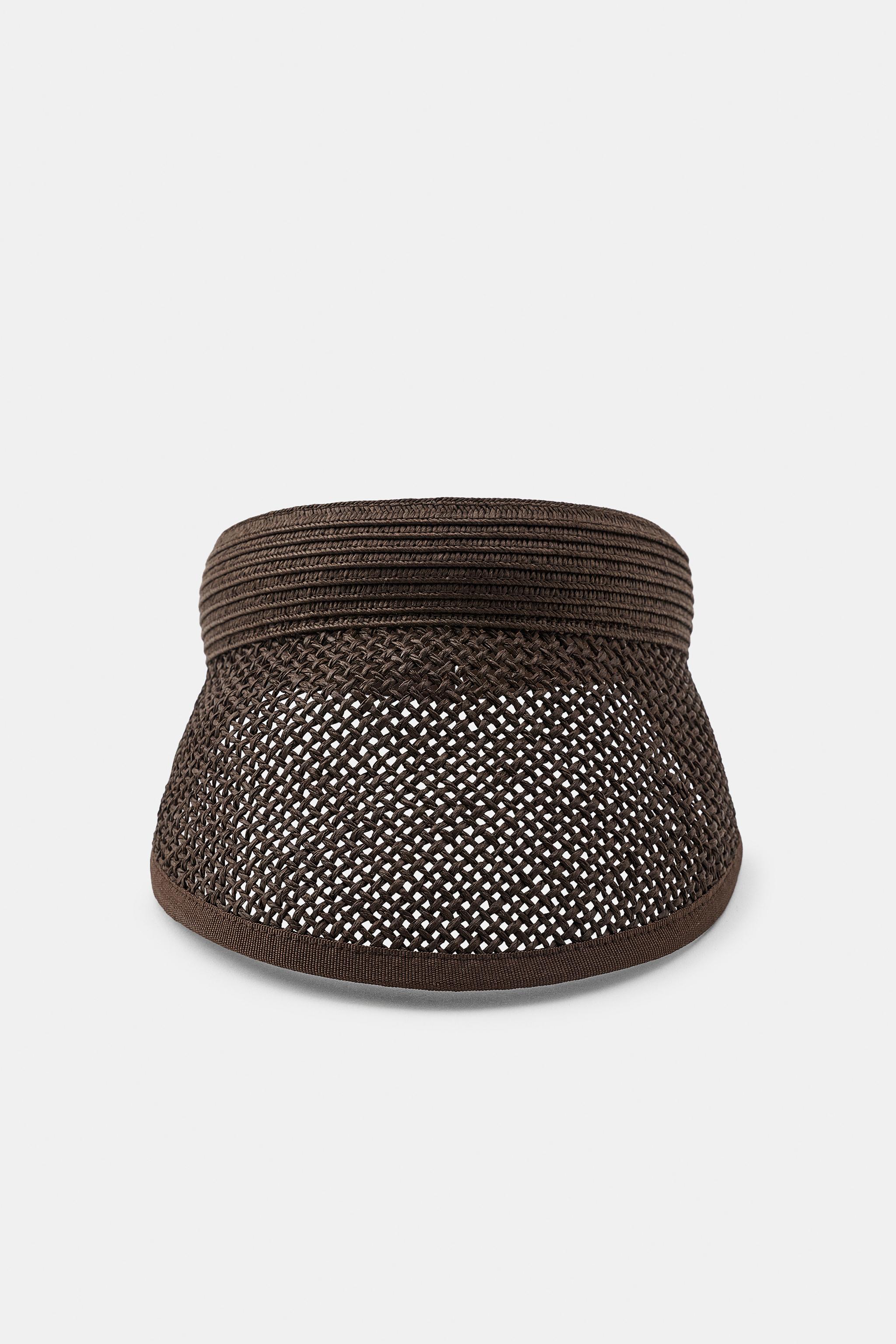 ПЛЕТЕНЫЙ КОЗЫРЕК — ZARA