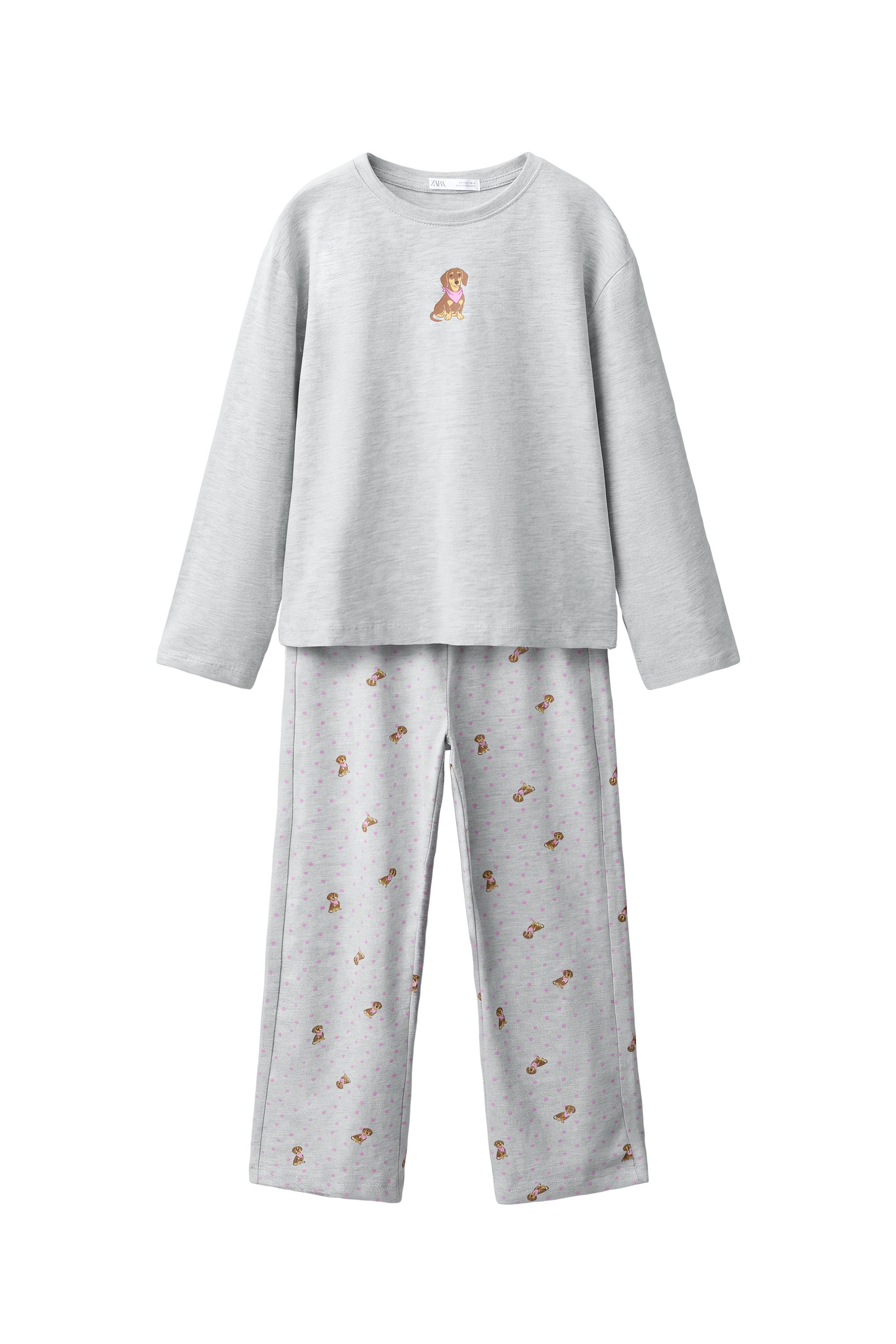6-14 ЛЕТ / ПИЖАМА С ПРИНТОМ «СОБАЧКИ» — ZARA