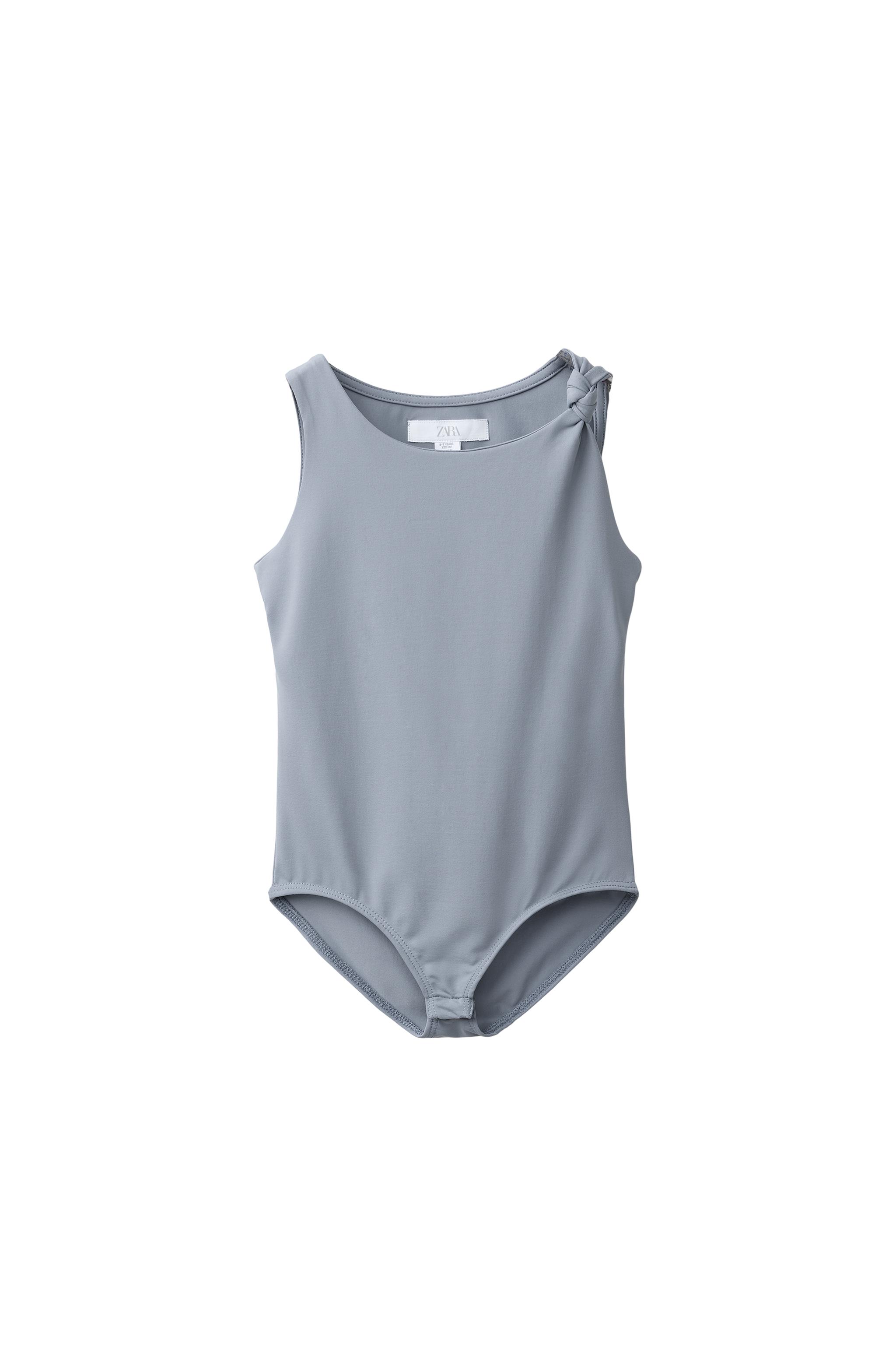 Боди из полиамида с узлом — ZARA