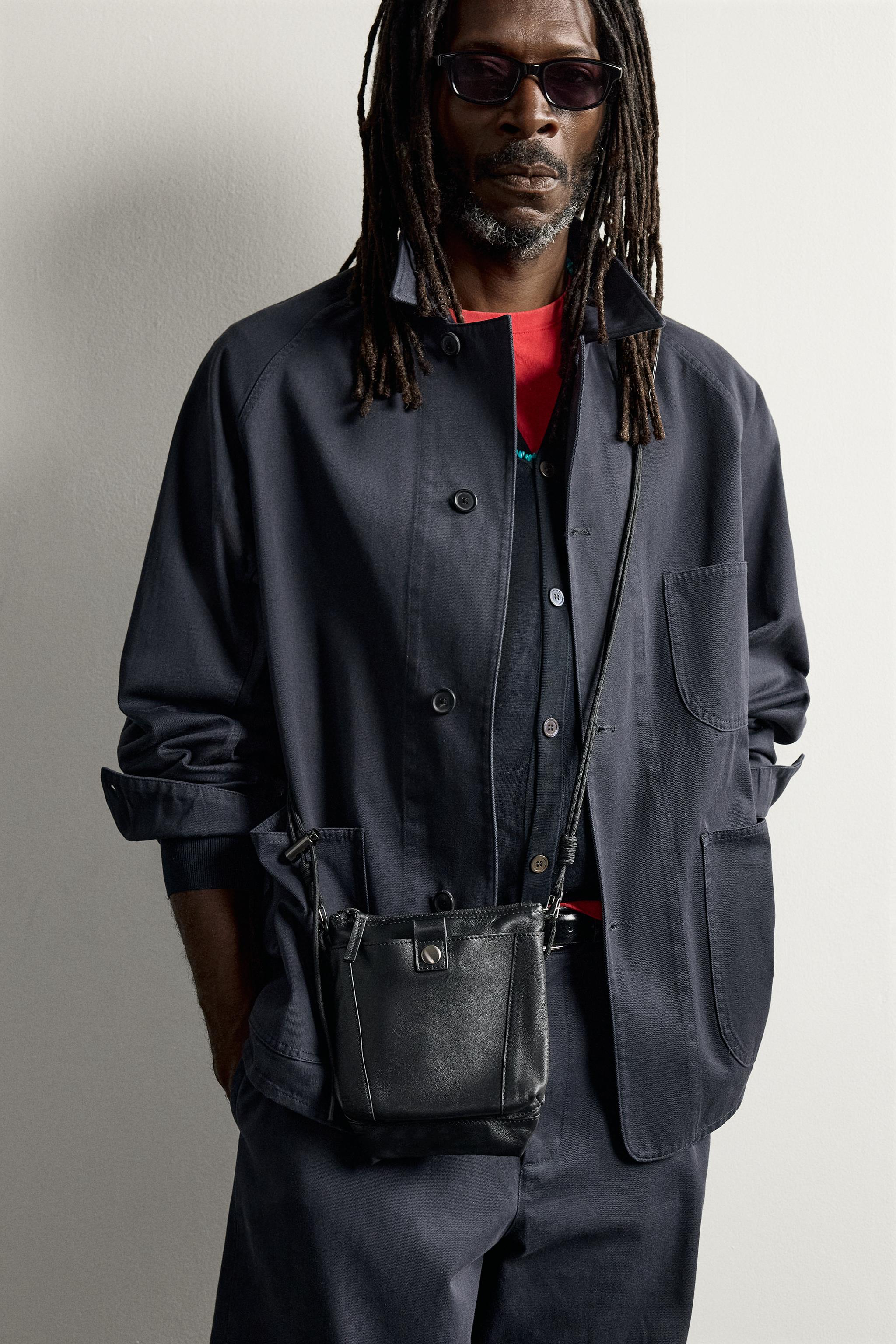 КОЖАНАЯ СУМКА AARON LEVINE X ZARA — ZARA