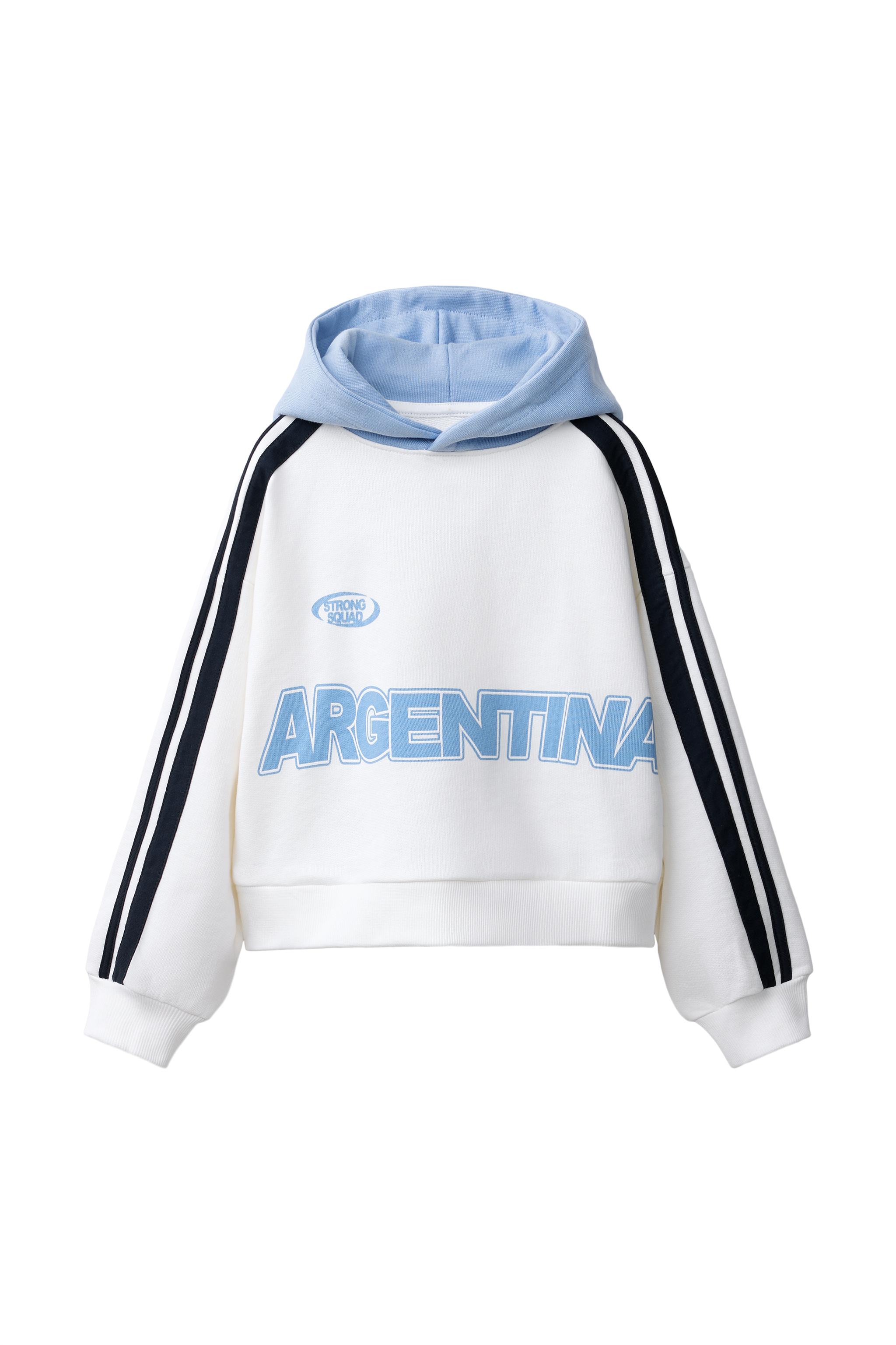 Худи с принтом Argentina — ZARA