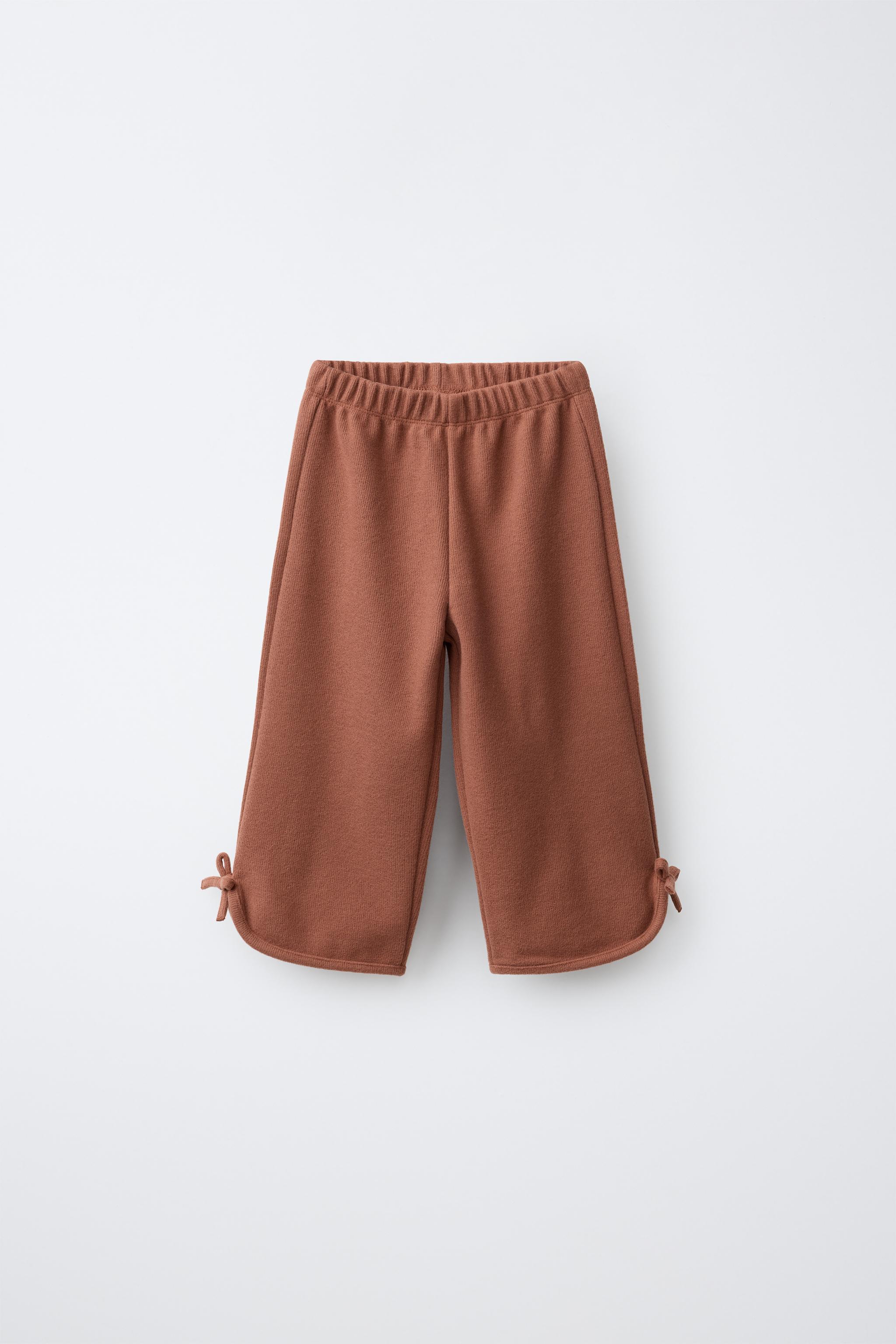 БРЮКИ-КЮЛОТЫ SOFT TOUCH С БАНТАМИ — ZARA