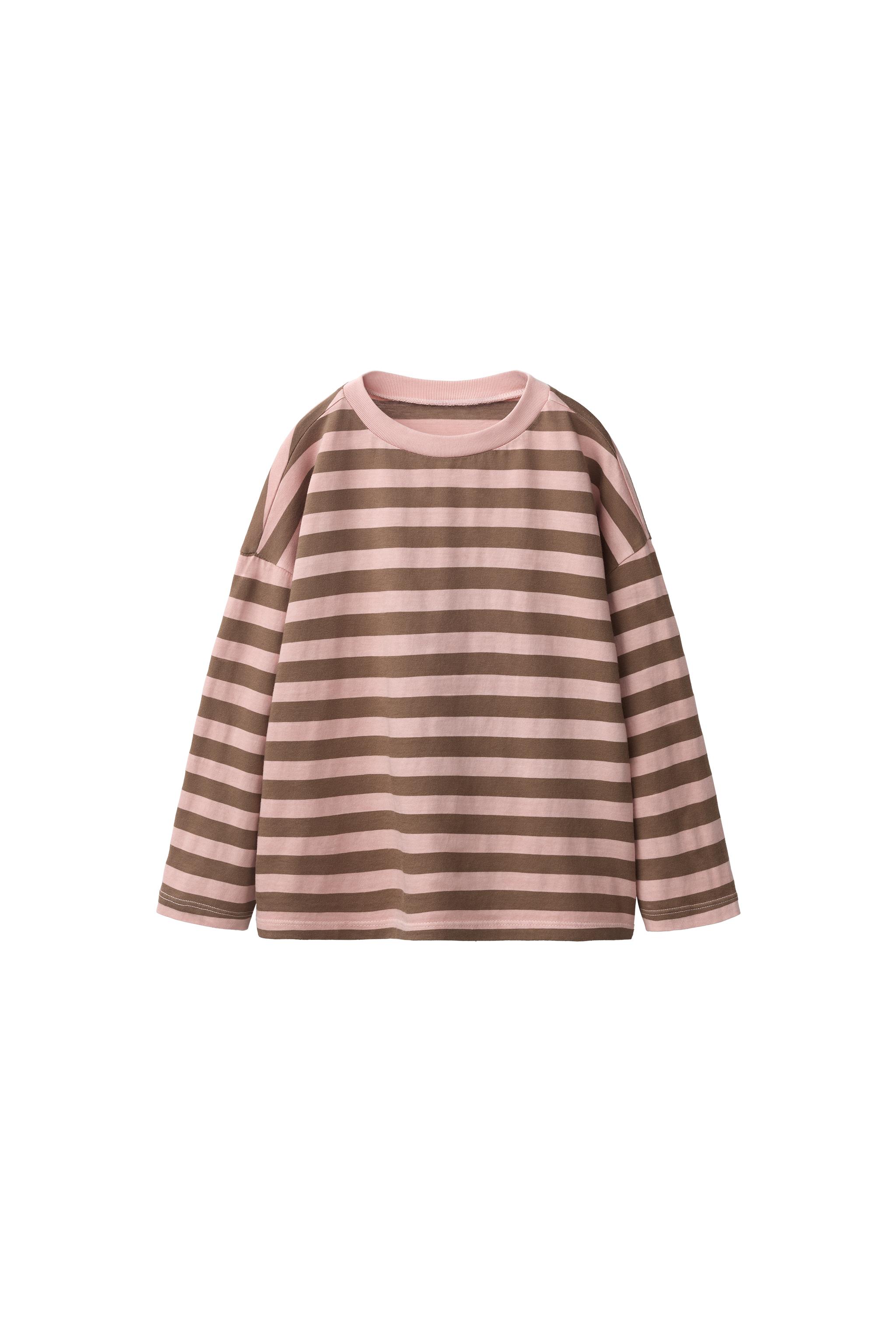 Футболка с принтом в полоску — ZARA