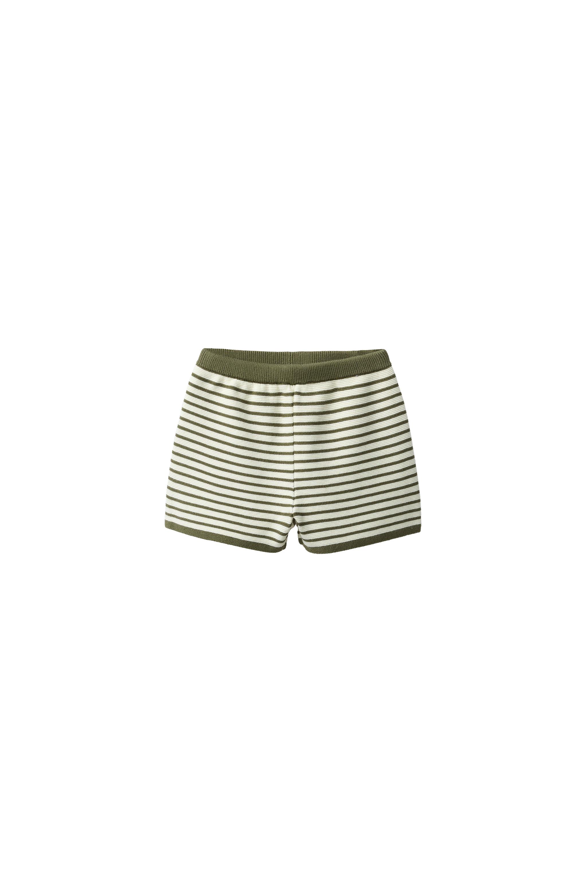 Вязаные бермуды в полоску — ZARA