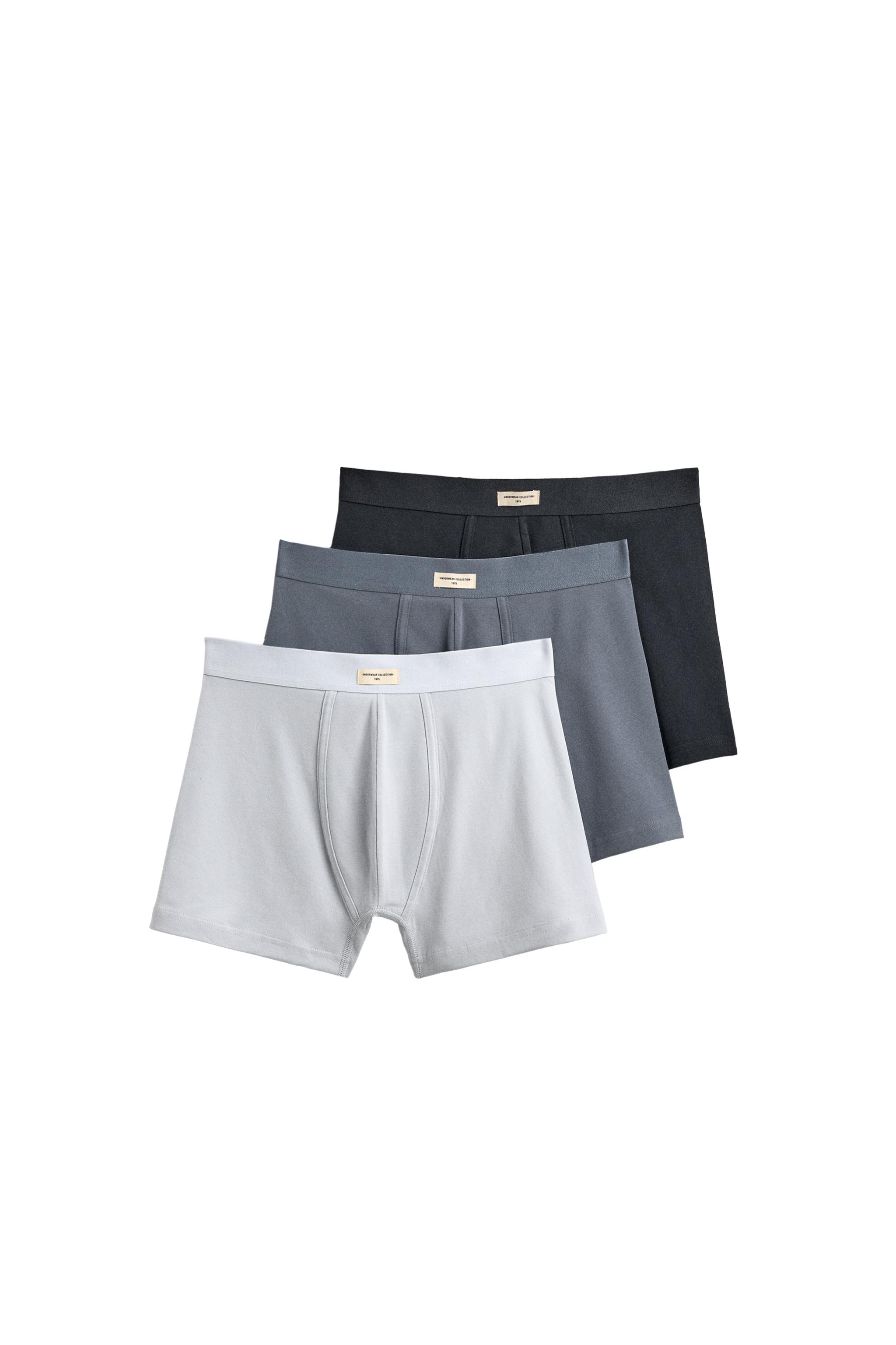 Трёхкомплектные мягкие боксёрские шорты — ZARA
