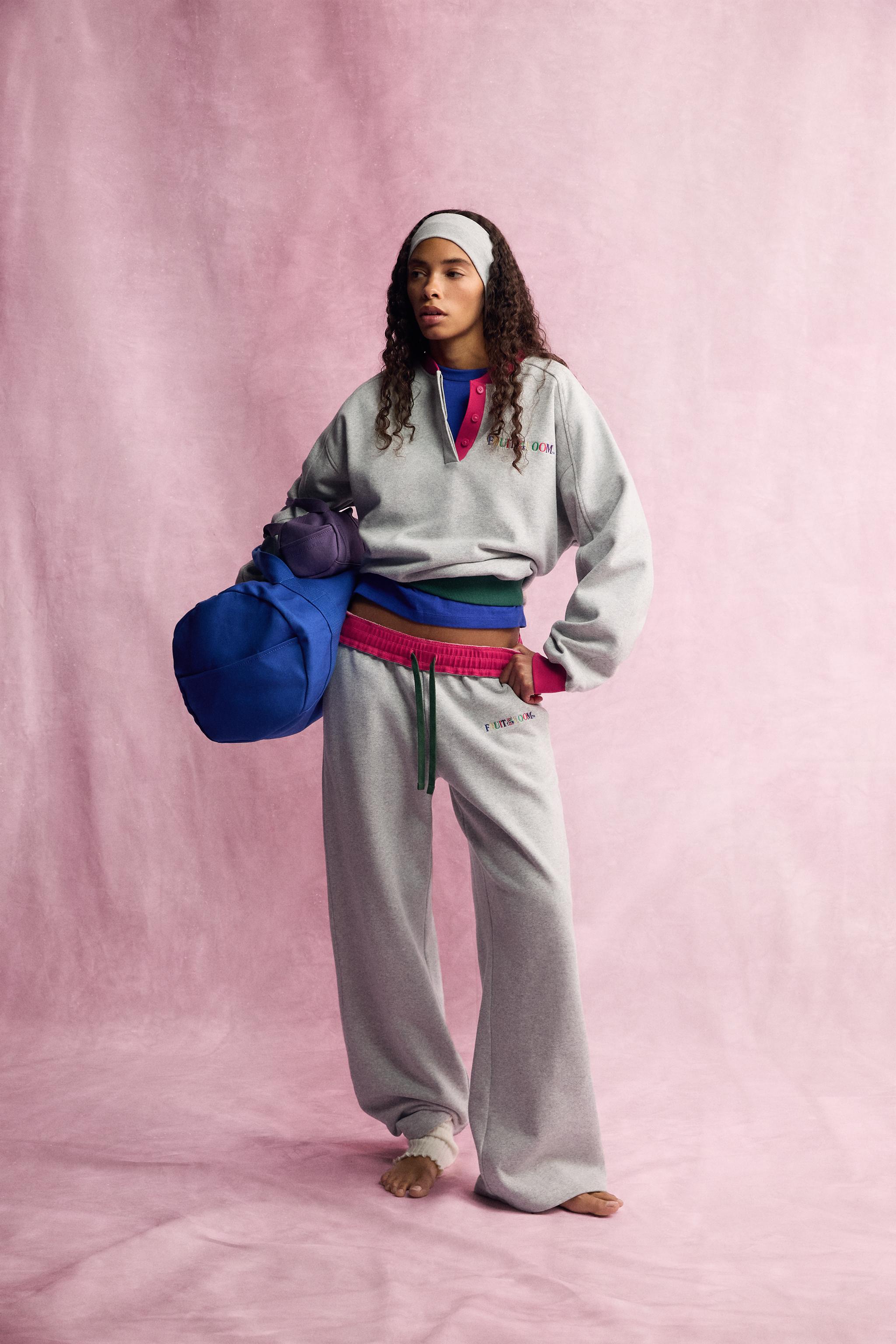 Свитшот Fruit of the Loom™ с контрастными деталями — ZARA