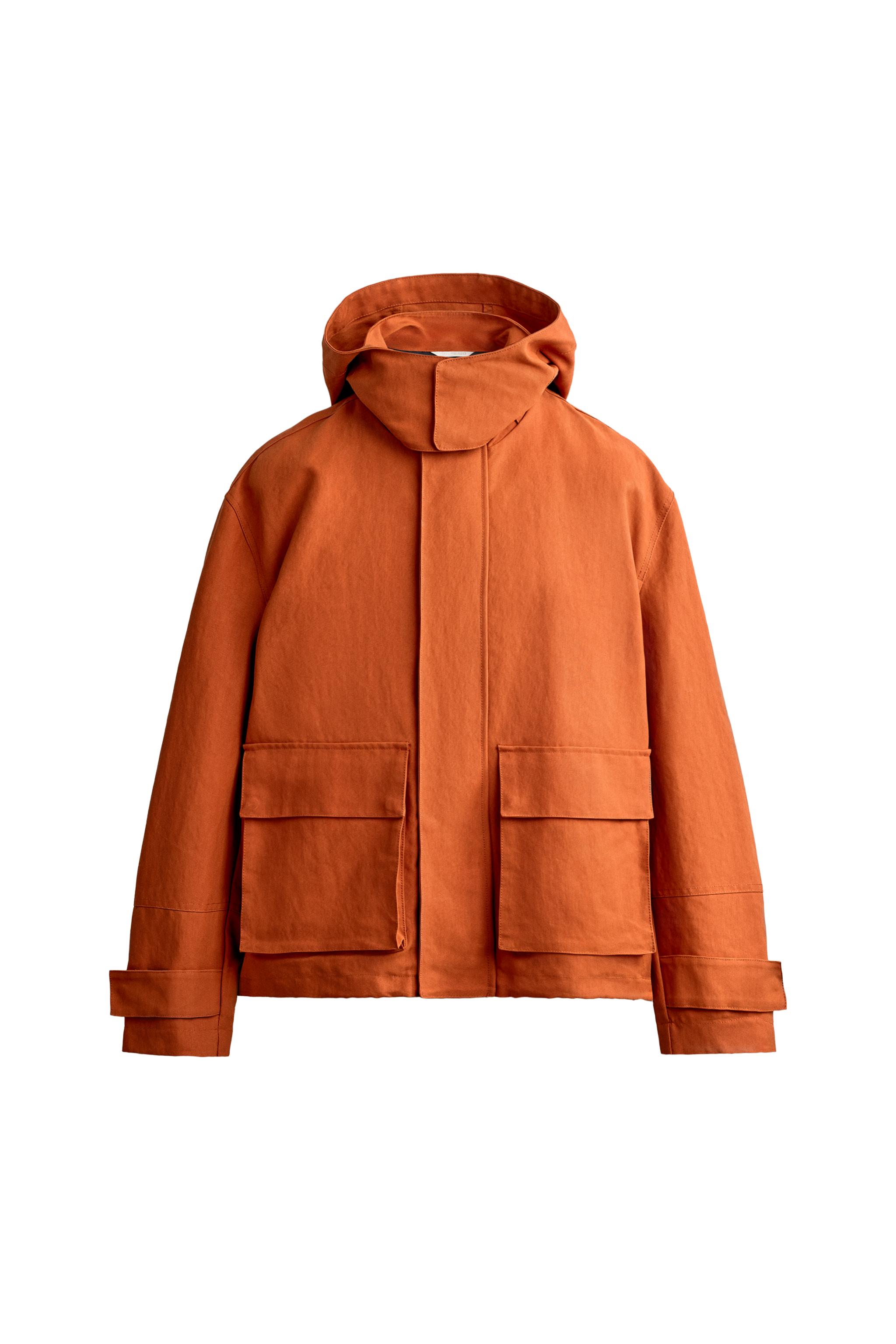 Куртка классического кроя из технологичной ткани — ZARA