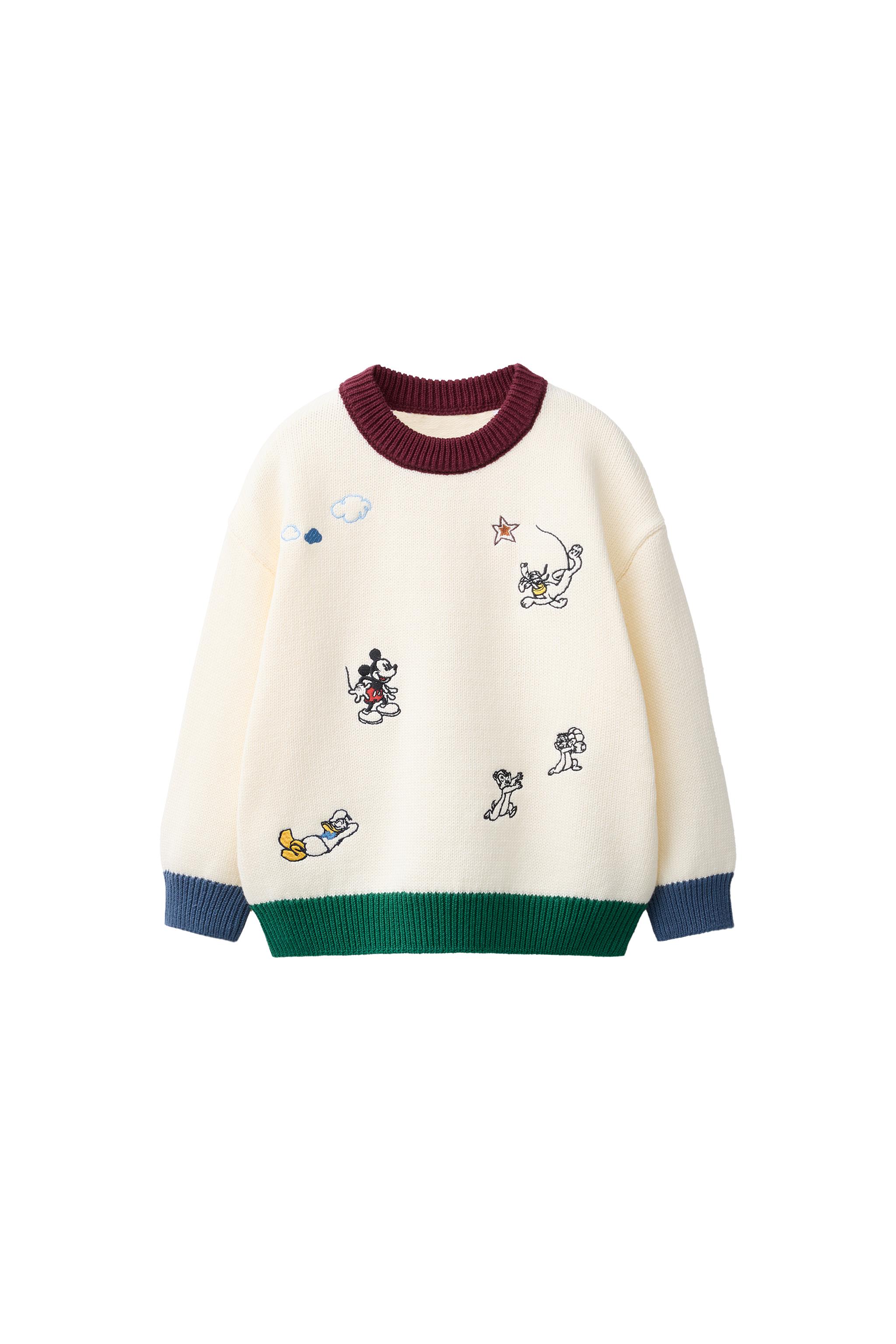 Рубашка поло из вязаного трикотажа с вышивкой Mickey Mouse © DISNEY — ZARA