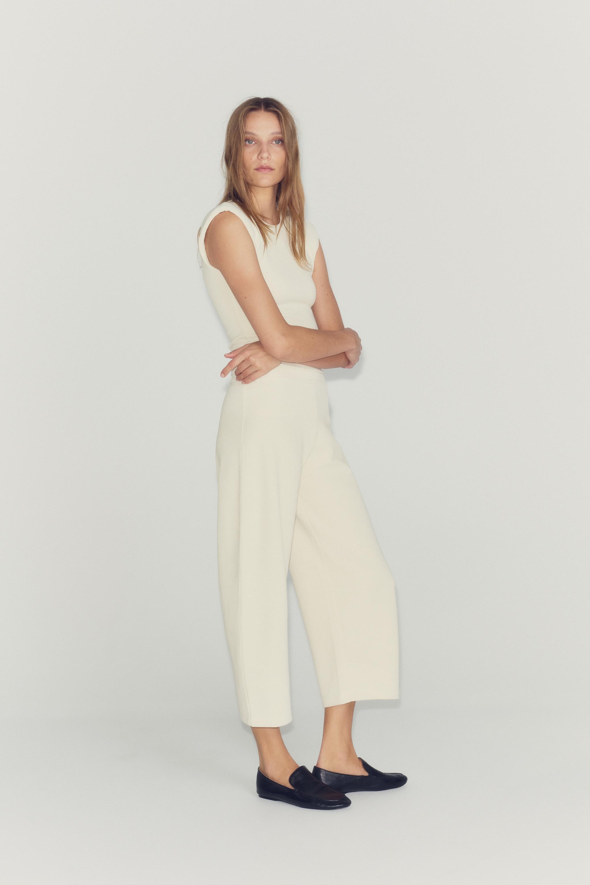 ТОП БЕЗ РУКАВОВ С ПОДПЛЕЧНИКАМИ — ZARA