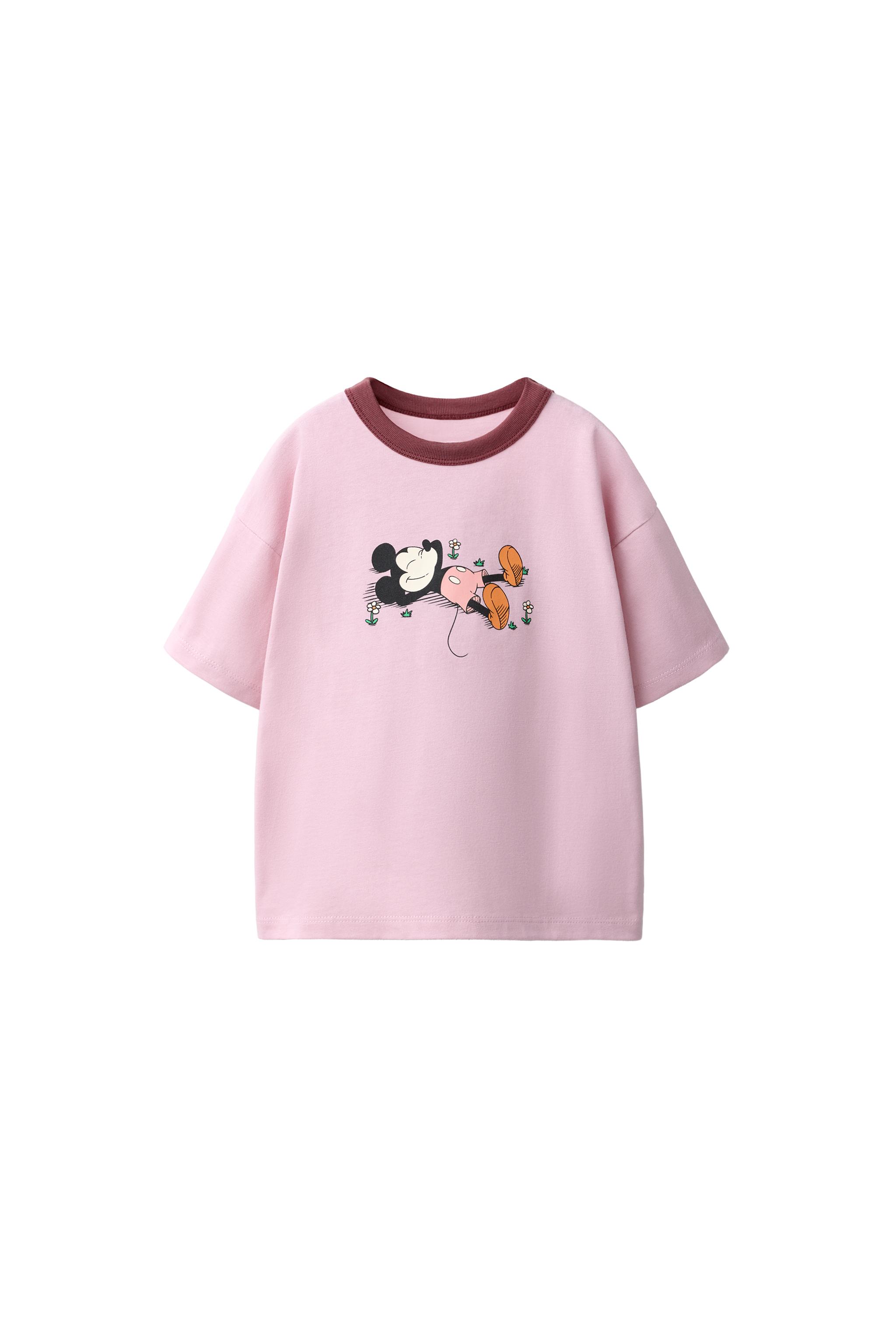 ФУТБОЛКА С ПРИНТОМ И ВЫШИВКОЙ MICKEY MOUSE © DISNEY — ZARA