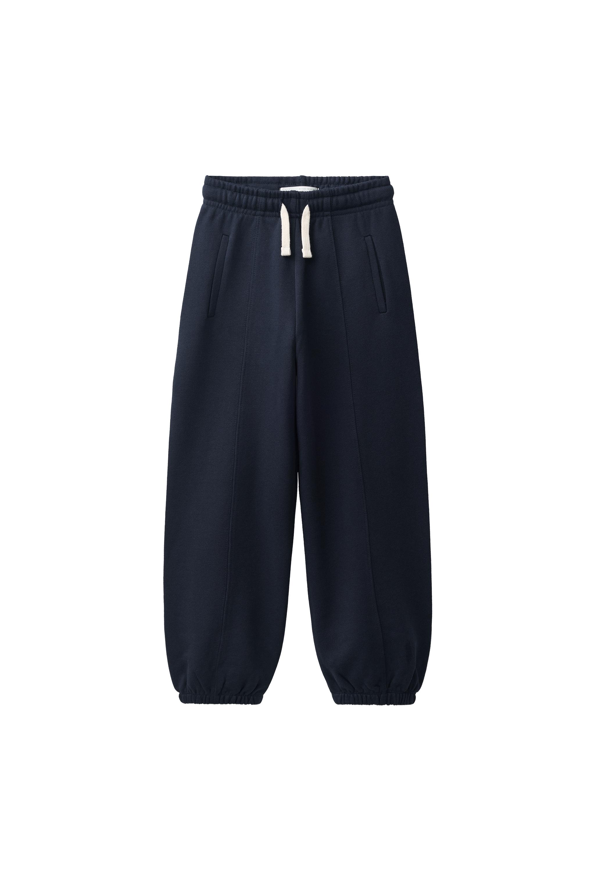 VARSITY FLEECE JOGGERS — ZARA