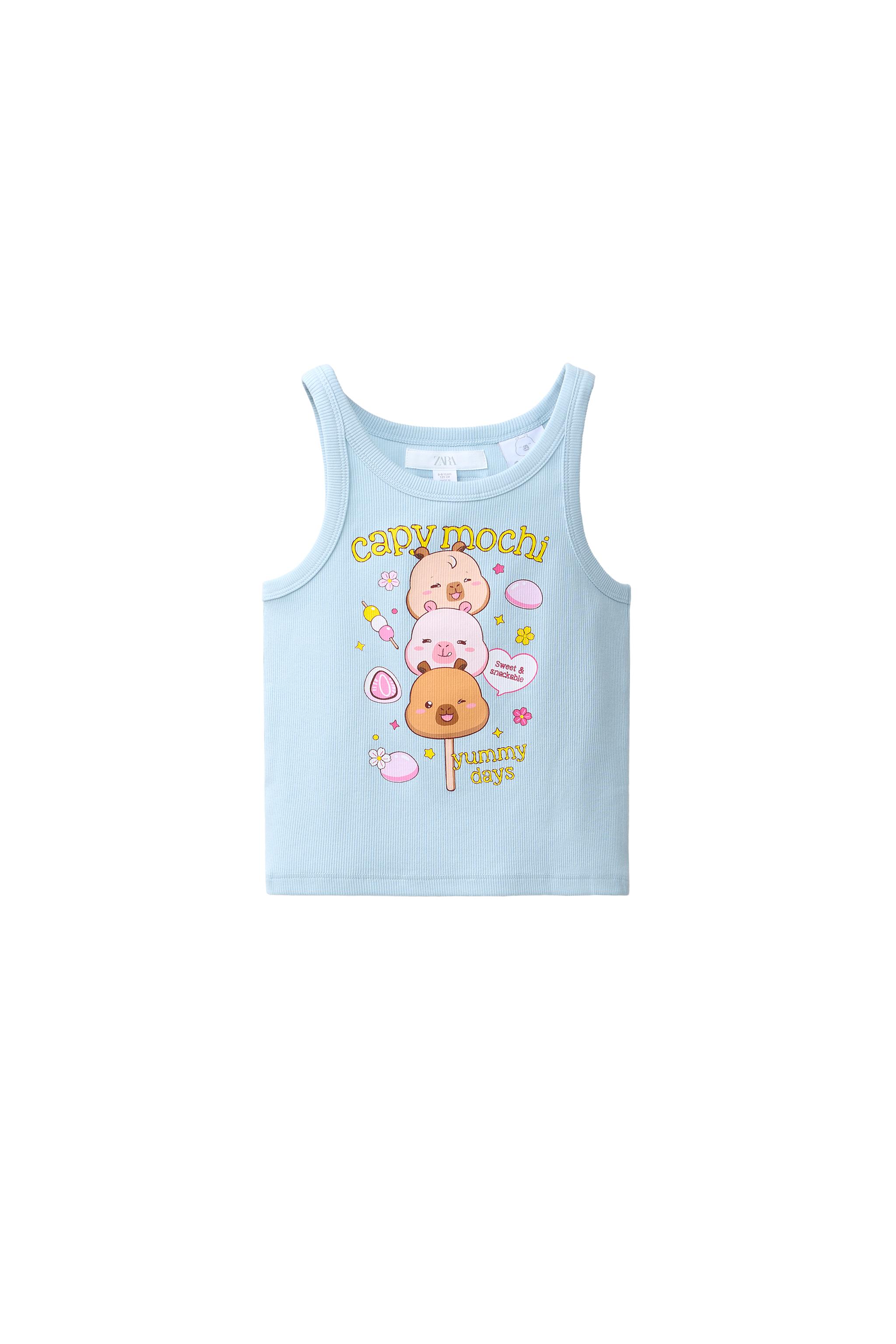 Топ из фактурного трикотажа CAPIBARA CAPYFUN © — ZARA