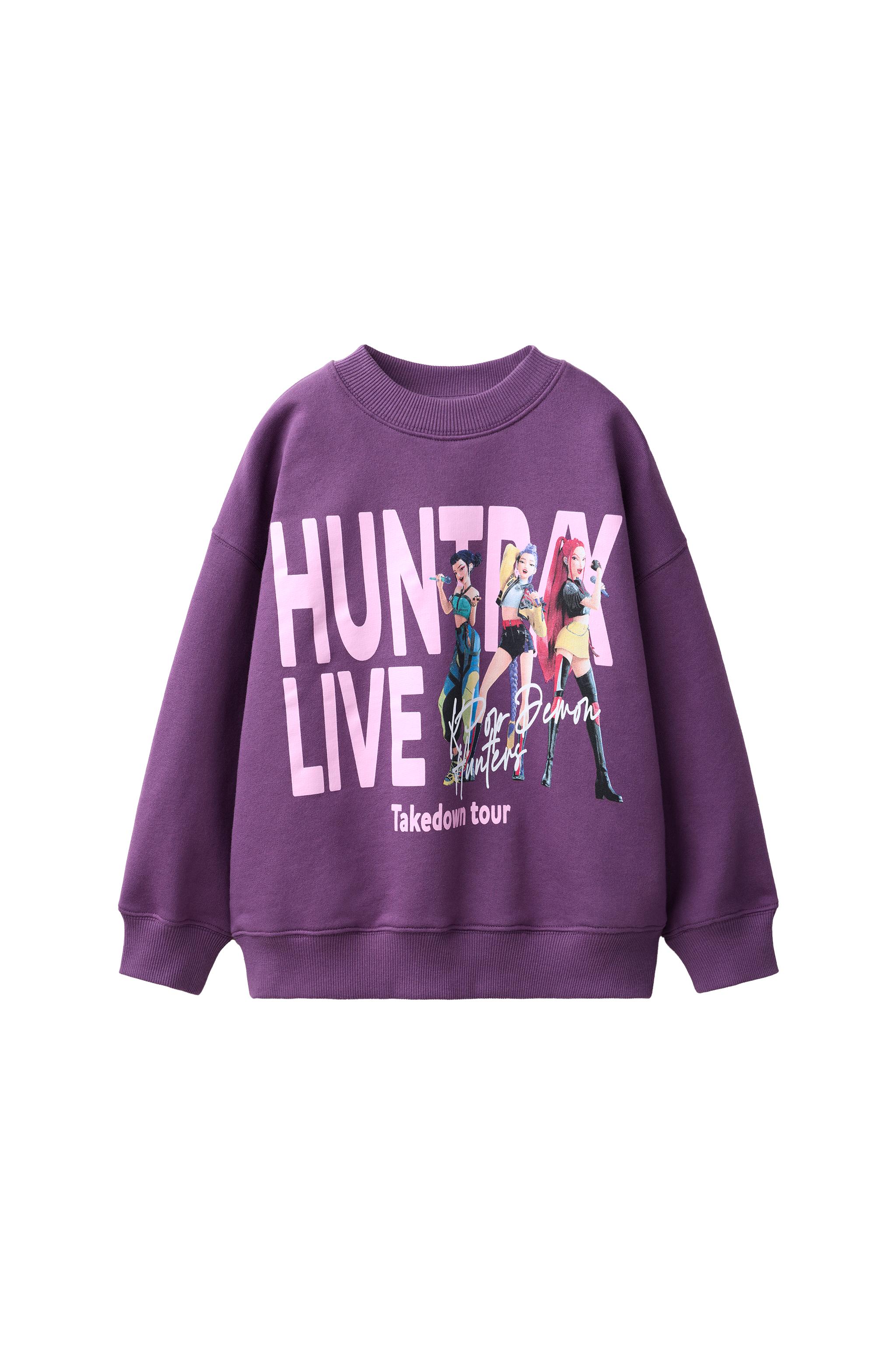 Свитшот с принтом KPOP DEMON HUNTERS™ NETFLIX © — ZARA