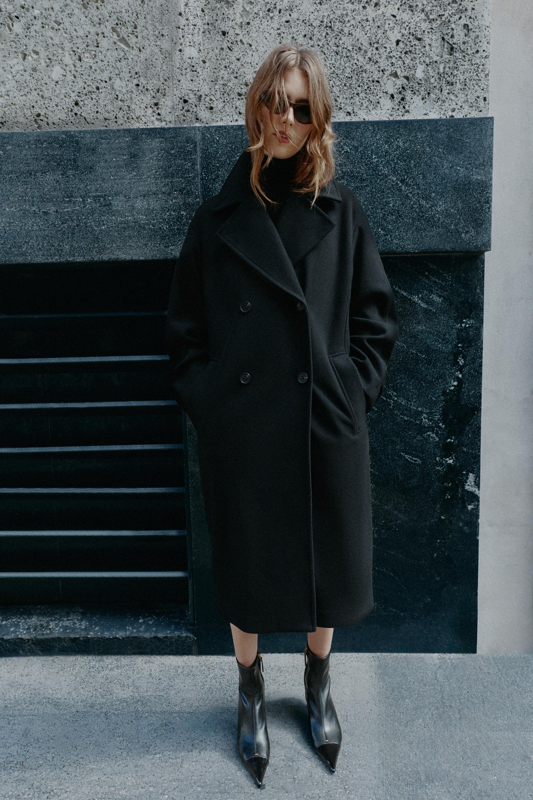 МЯГКОЕ ПАЛЬТО ОВЕРСАЙЗ — ZARA