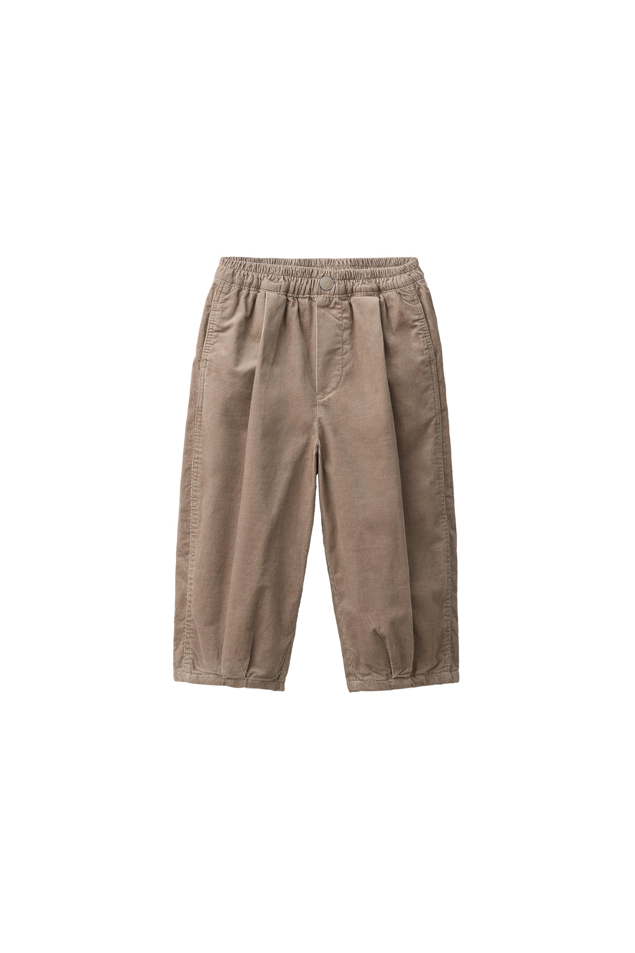 BALLOON NEEDLECORD TROUSERS — ZARA