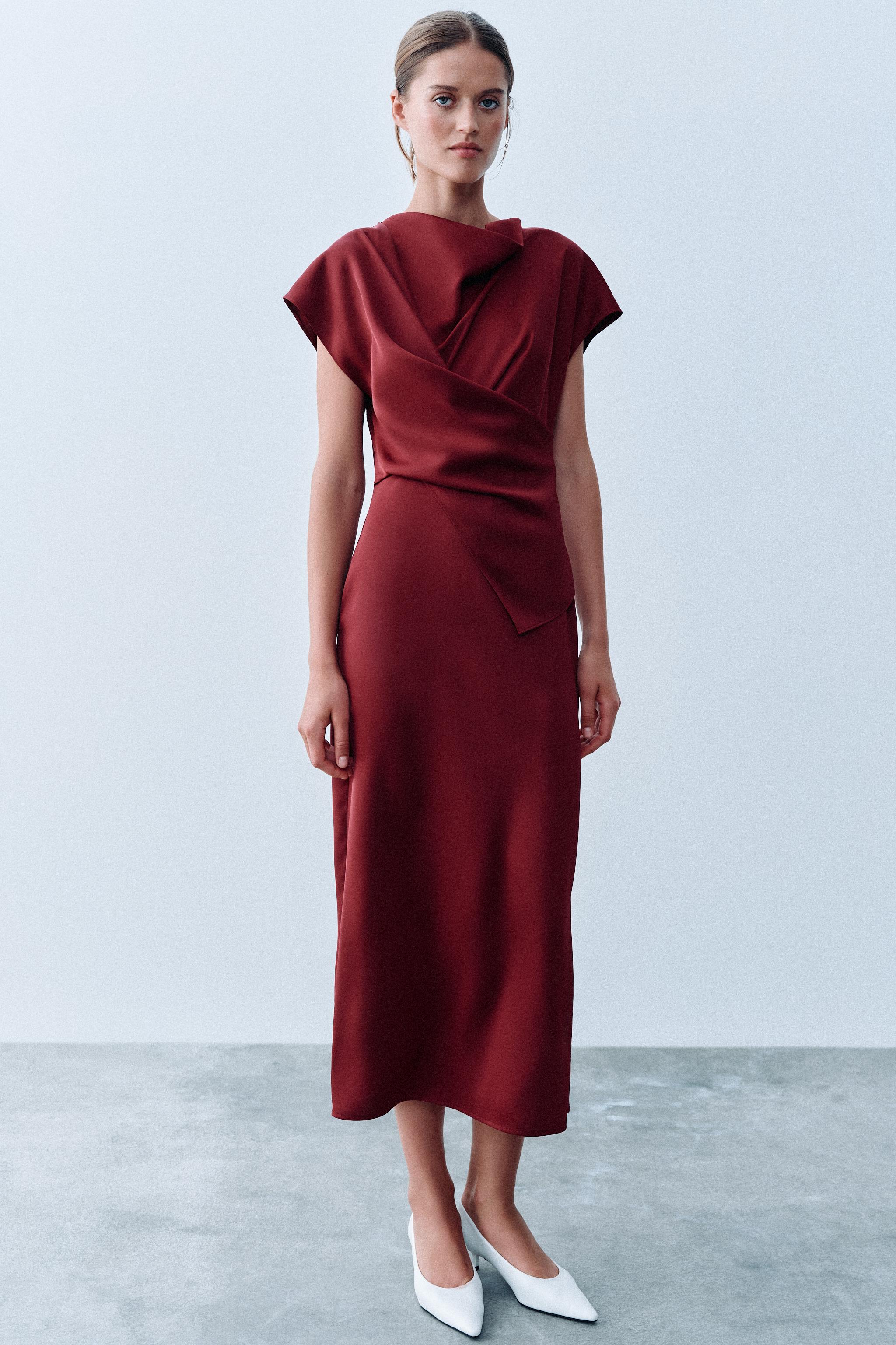 Платье миди — ZARA