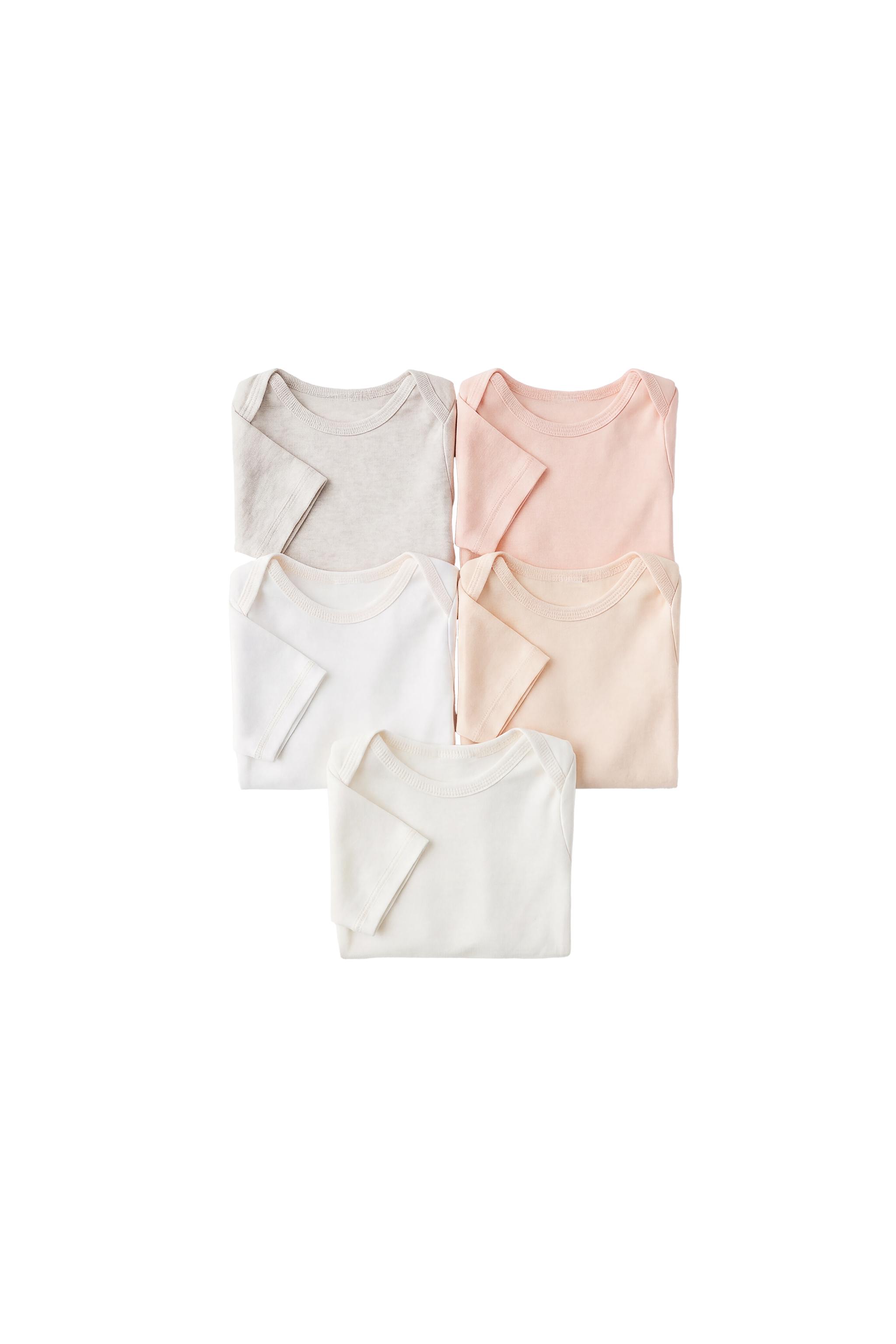 Набор из 5 боди с коротким рукавом с этикеткой — ZARA