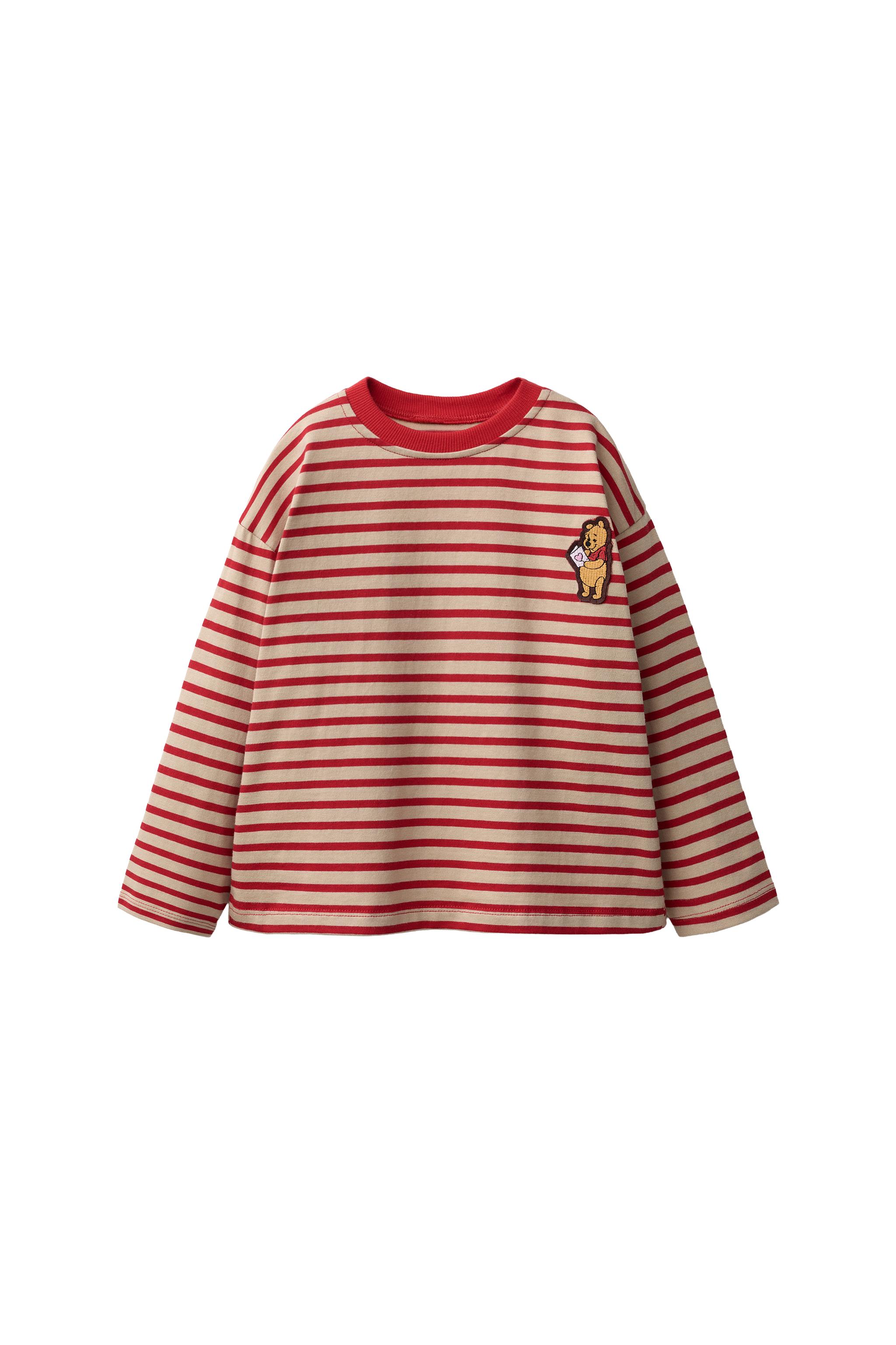 Футболка в полоску с принтом Winnie The Pooh © DISNEY — ZARA