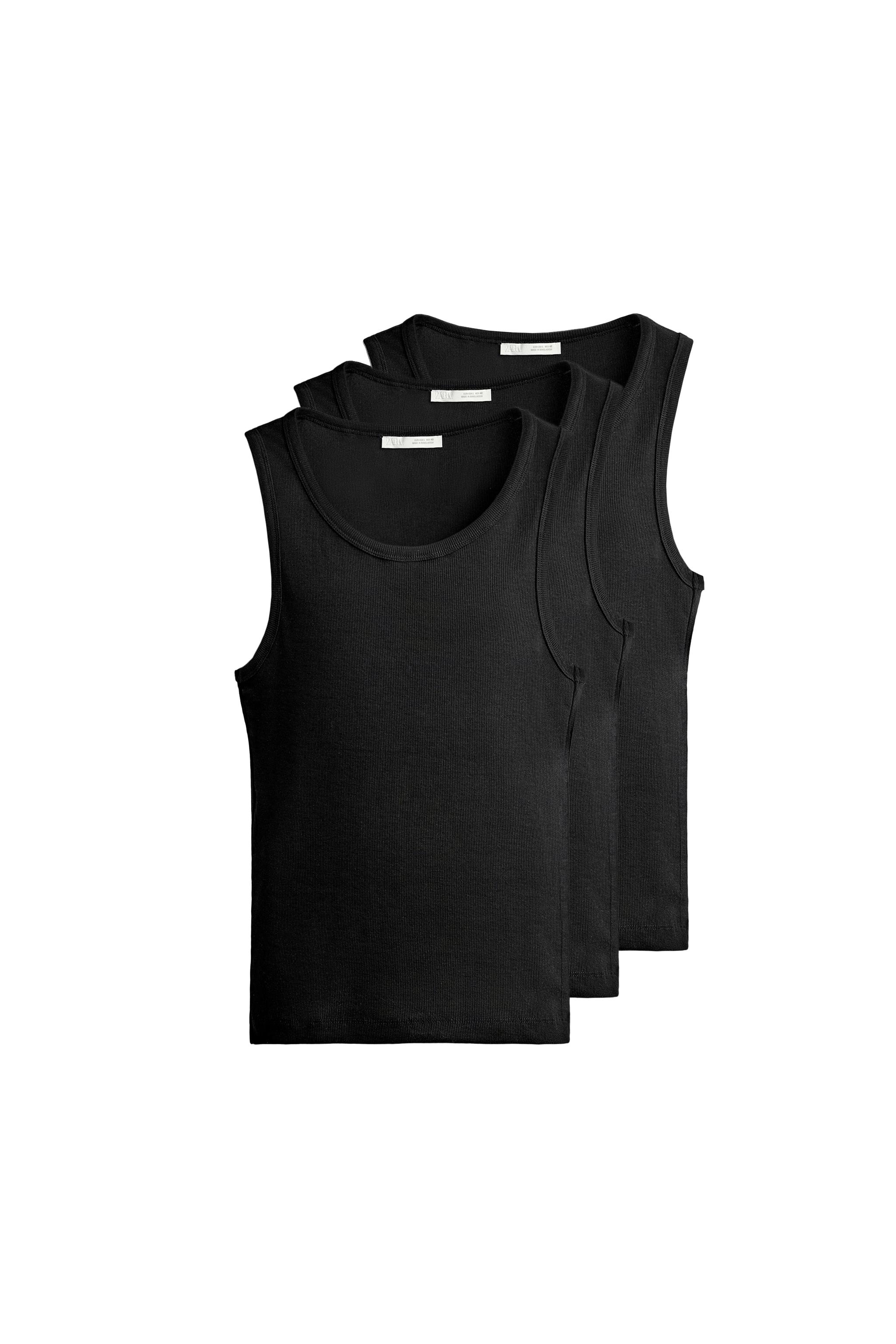 Пакет из 3 базовых маек — ZARA