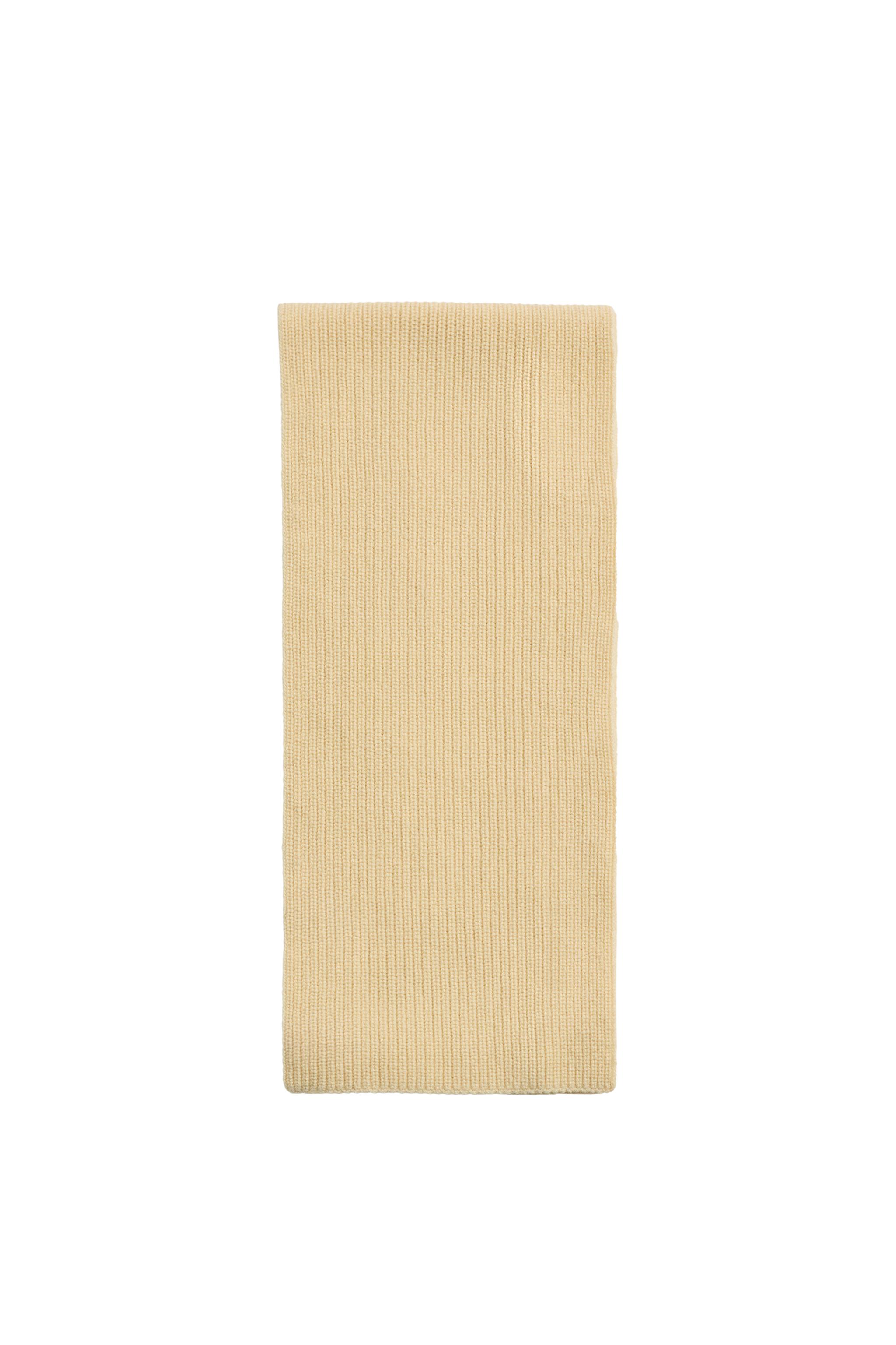 WOOL AND CASHMERE KNIT SCARF — ZARA