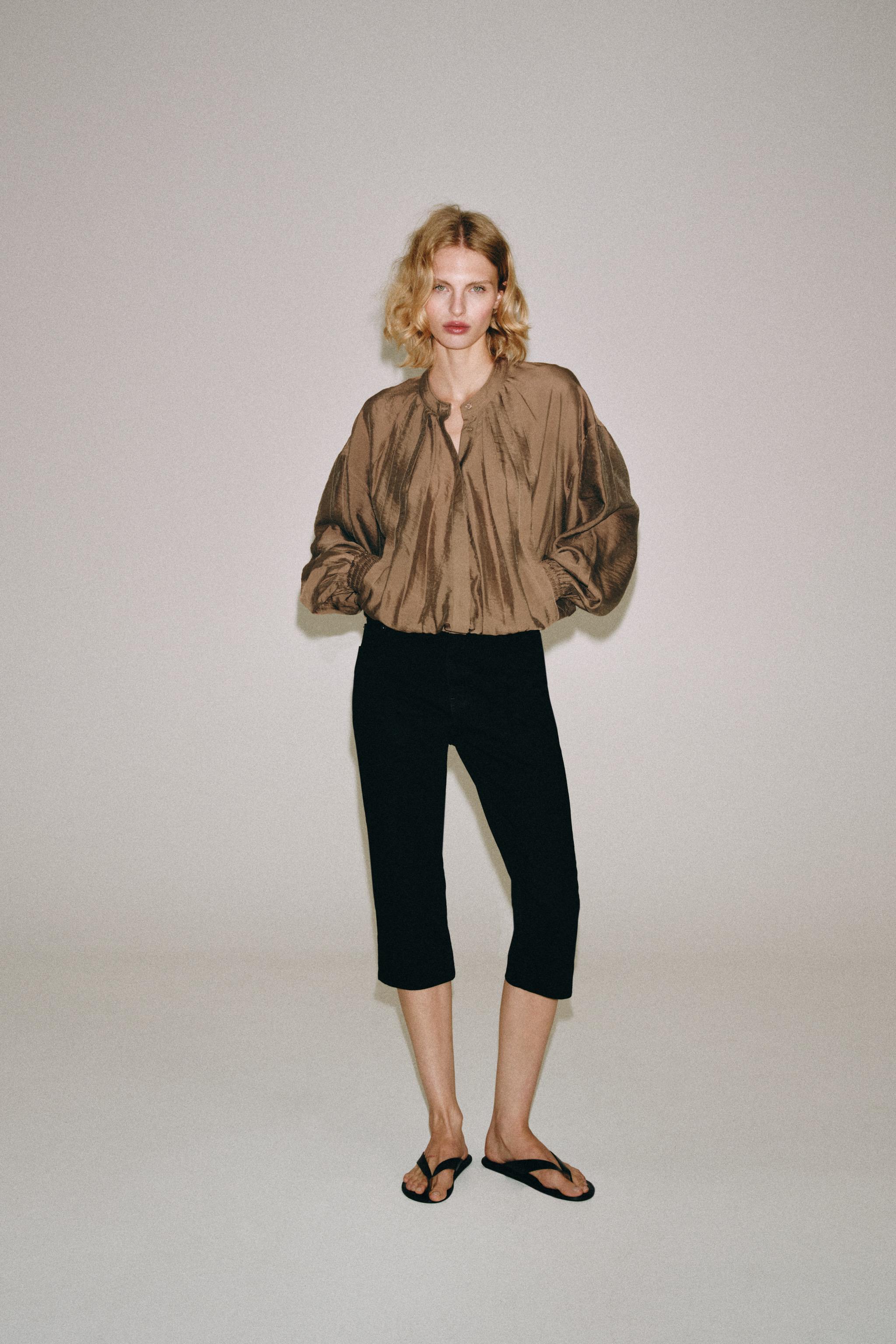 СТРУЯЩАЯСЯ РУБАШКА ZW COLLECTION — ZARA