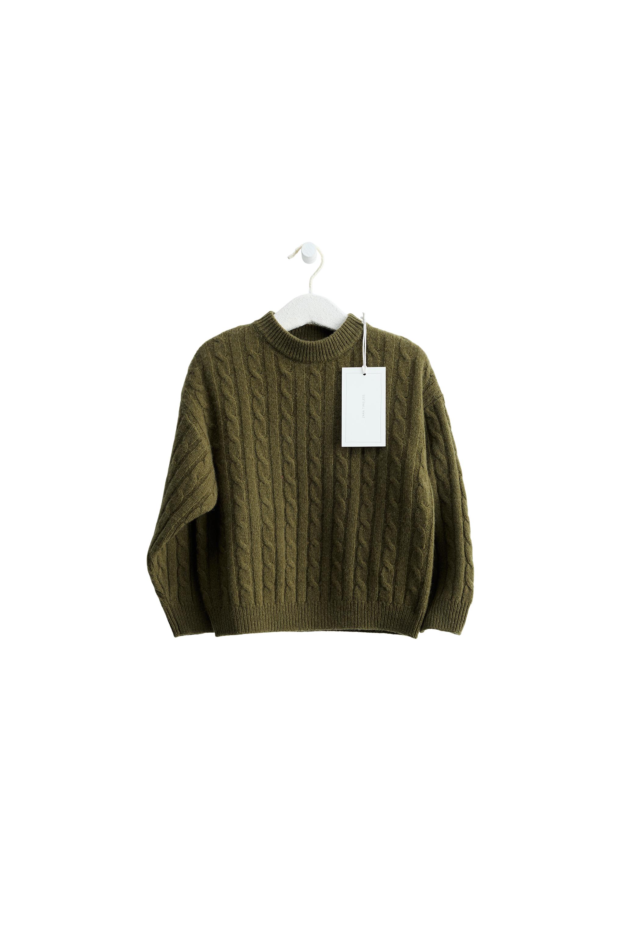 Джемпер из 100% шерсти TIMELESS — ZARA
