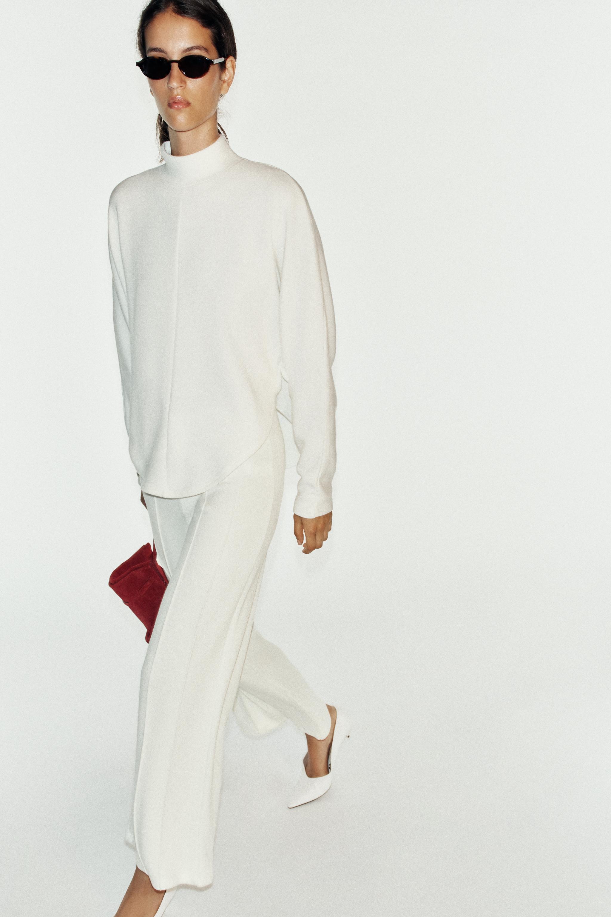 МЯГКИЕ БРЮКИ С ДЕКОРАТИВНЫМИ ШВАМИ — ZARA
