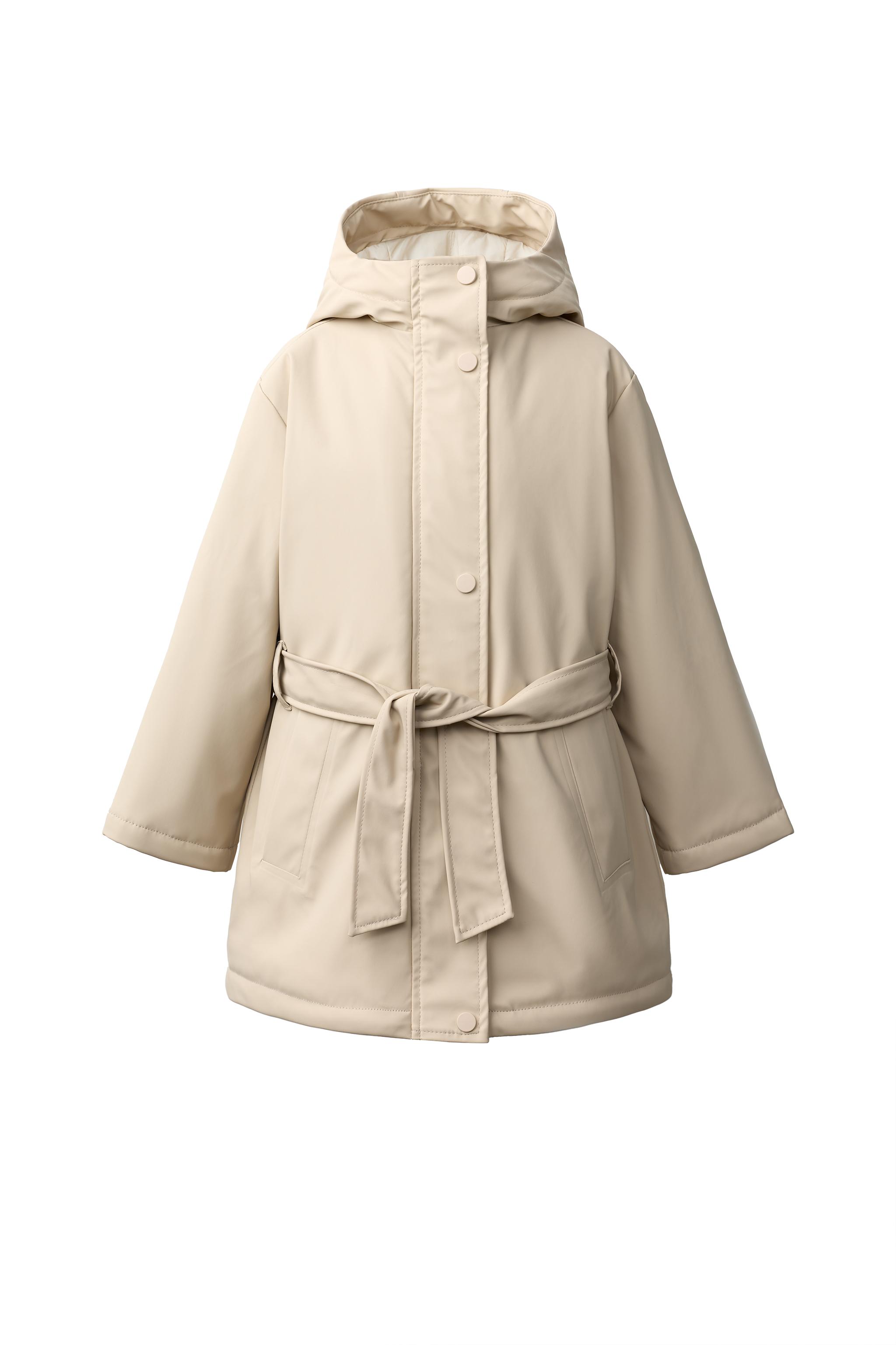 RUBBERISED WATER-REPELLENT RAINCOAT WITH BELT — ZARA
