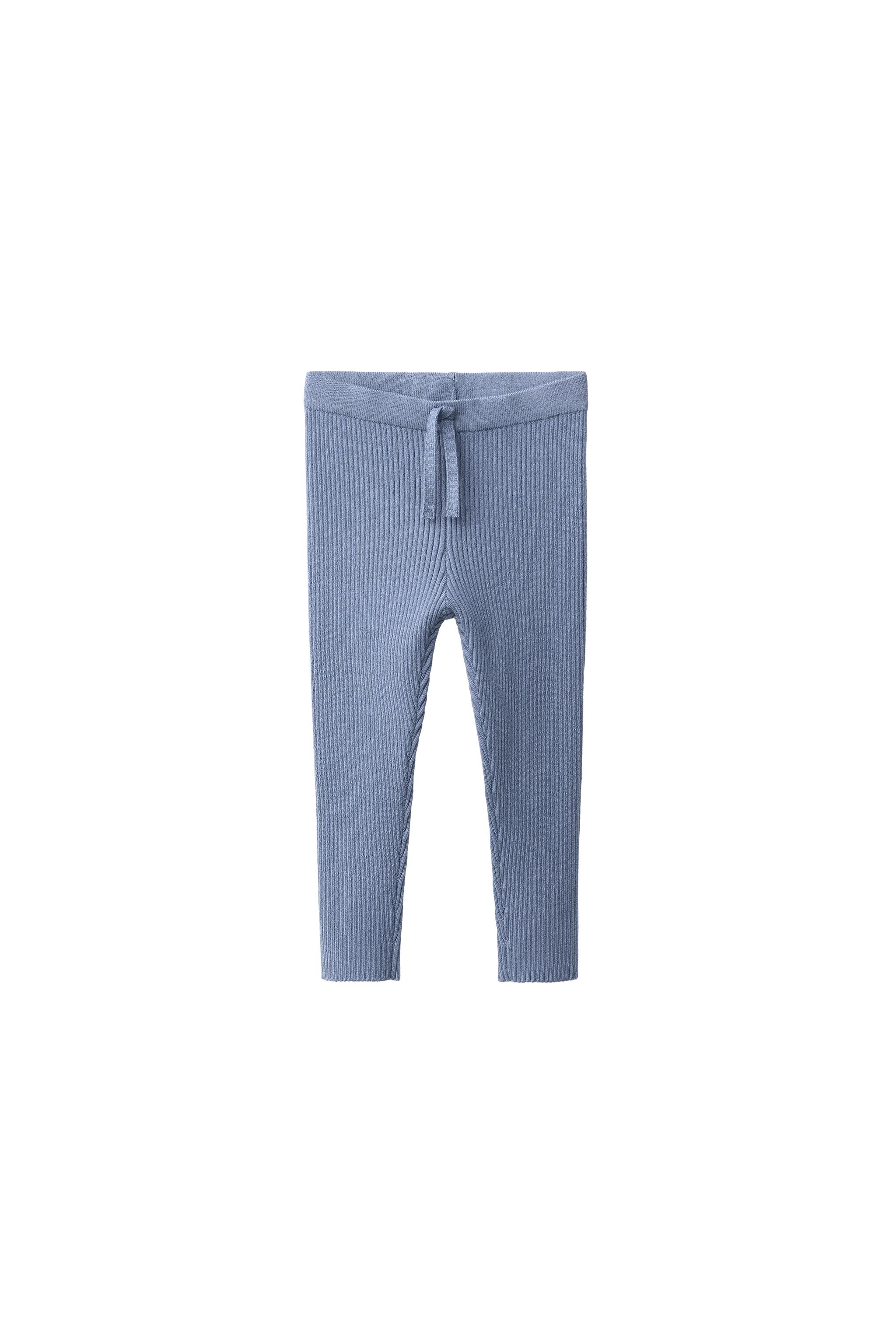 Леггинсы из трикотажного полотна с ребристой фактурой — ZARA