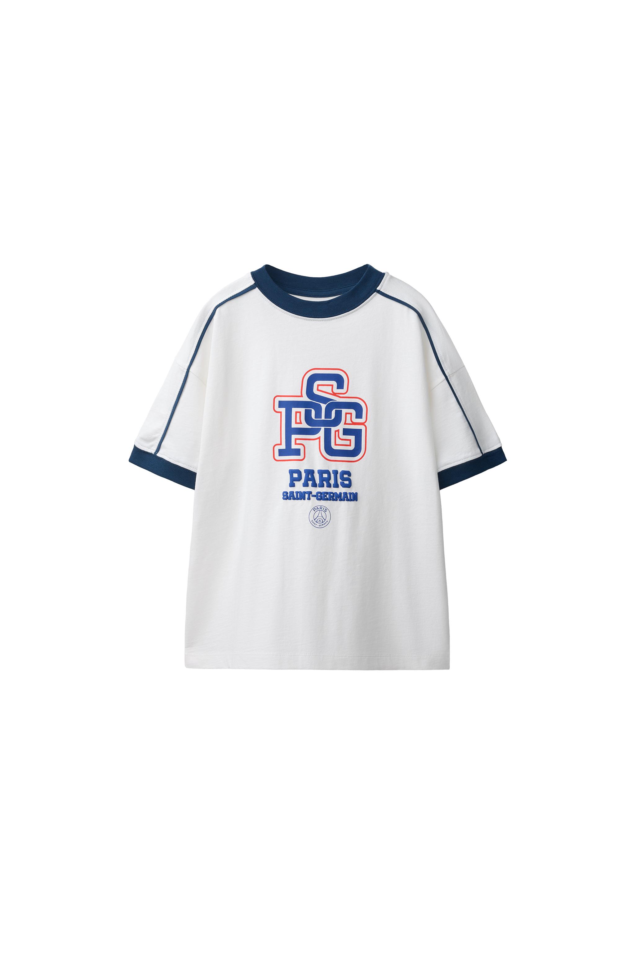 ФУТБОЛКА С ПРИНТОМ PSG ® — ZARA