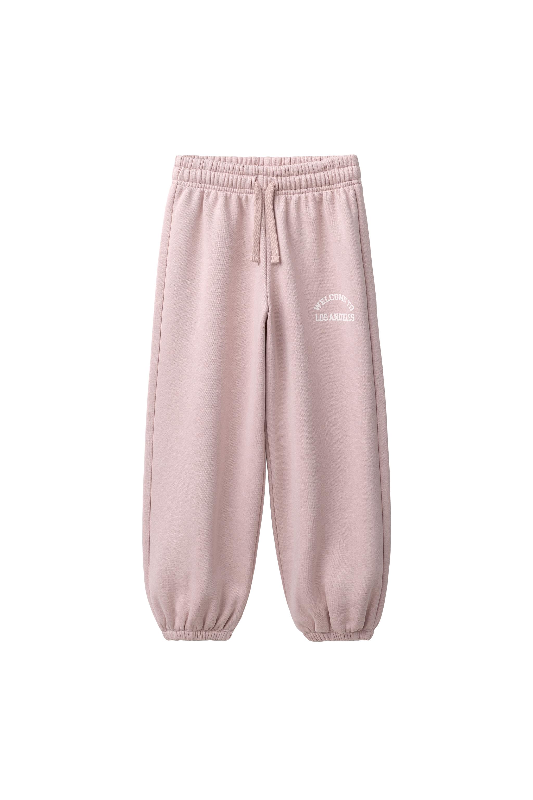 Спортивные брюки из флиса в студенческом стиле — ZARA