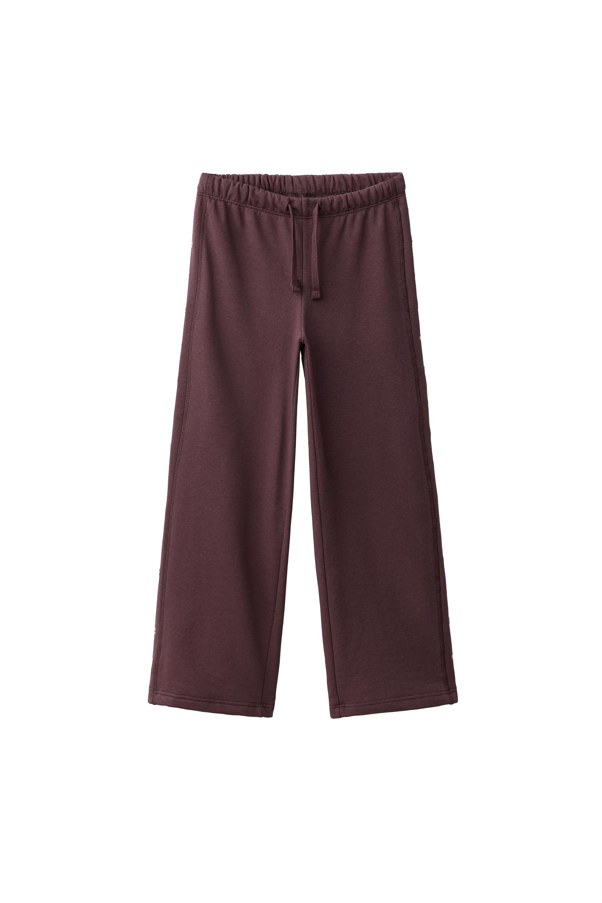 Брюки с широкими штанинами и заклёпками — ZARA