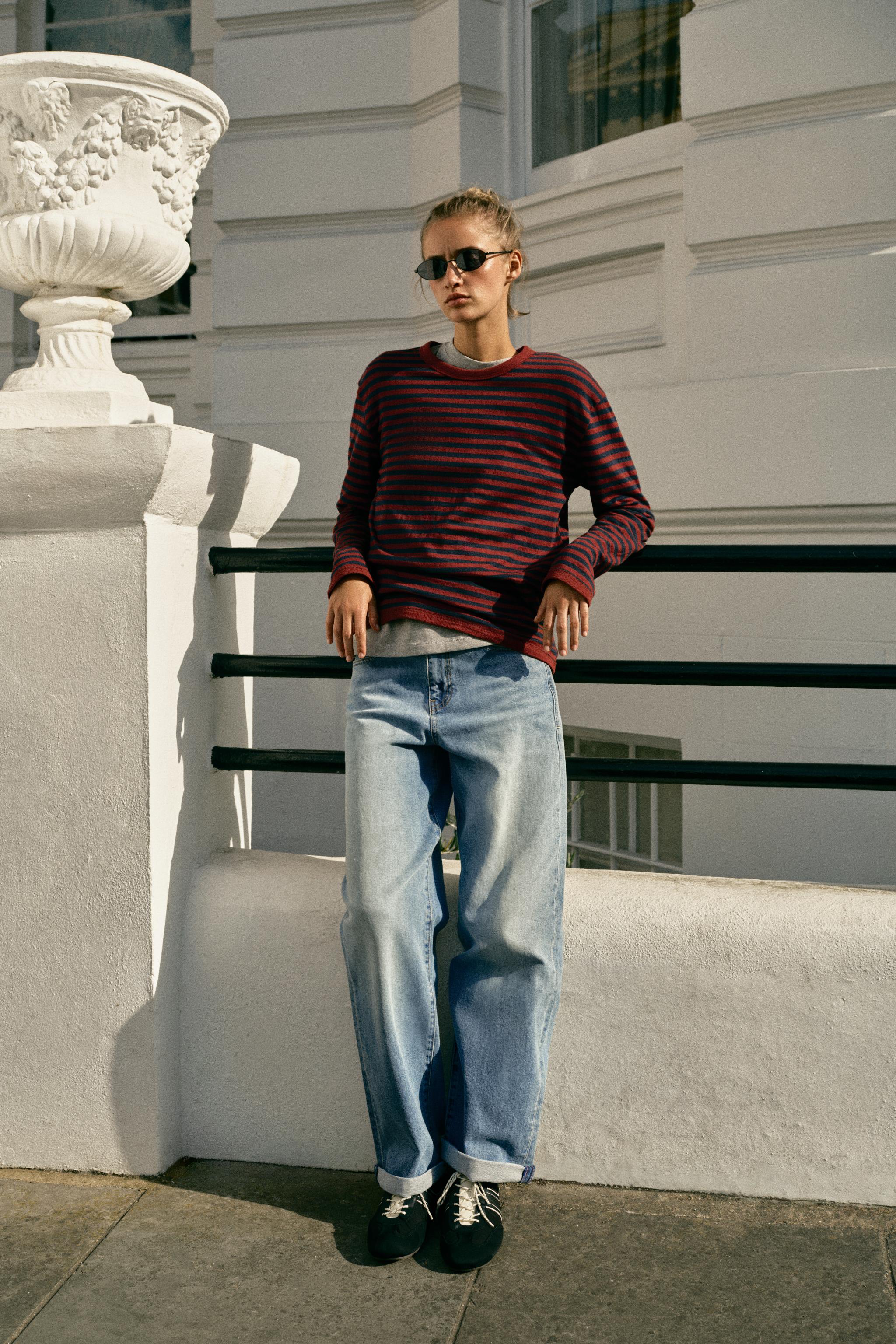 ФУТБОЛКА В ПОЛОСКУ — ZARA