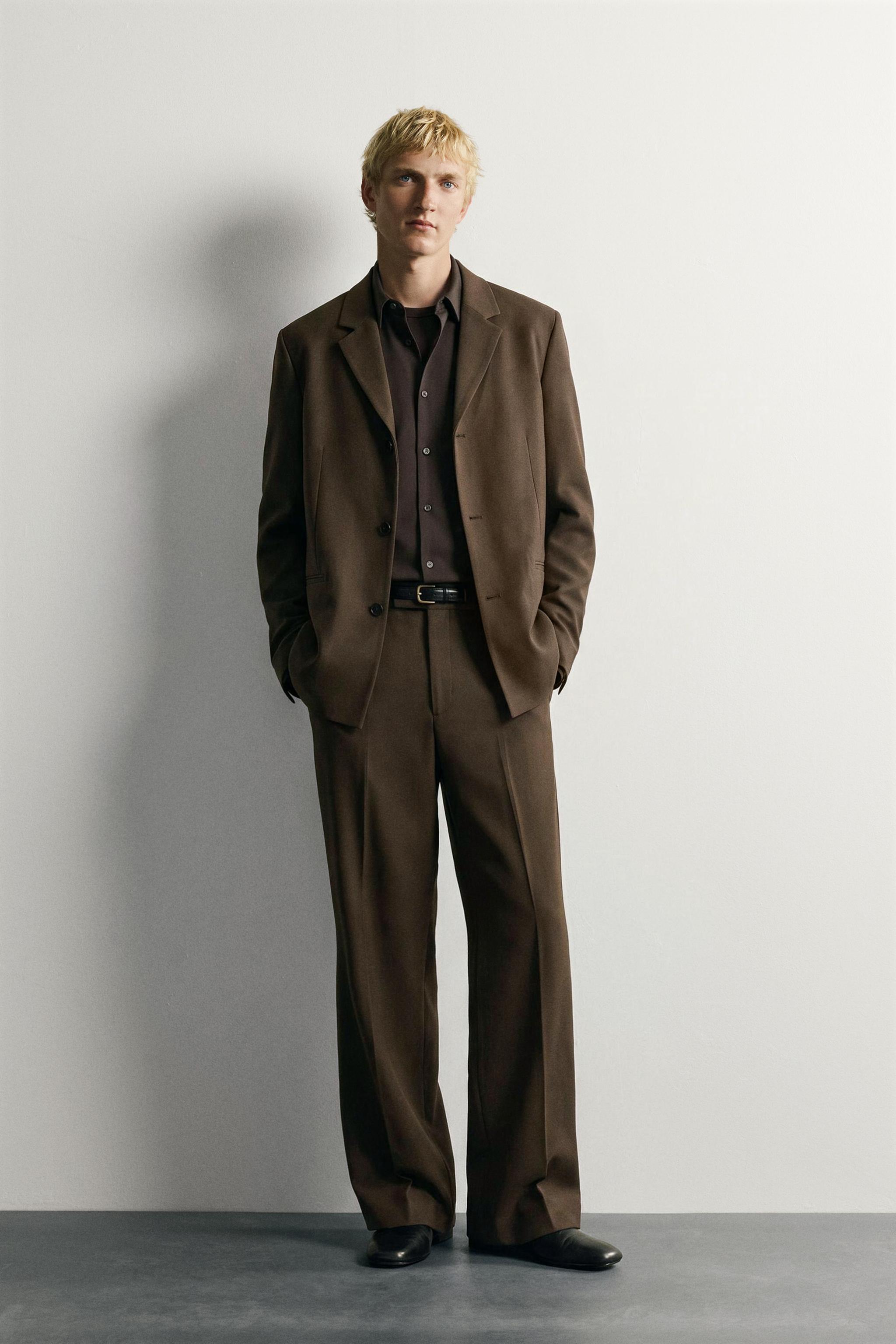БРЮКИ КОСТЮМНЫЕ FLARED FIT — ZARA
