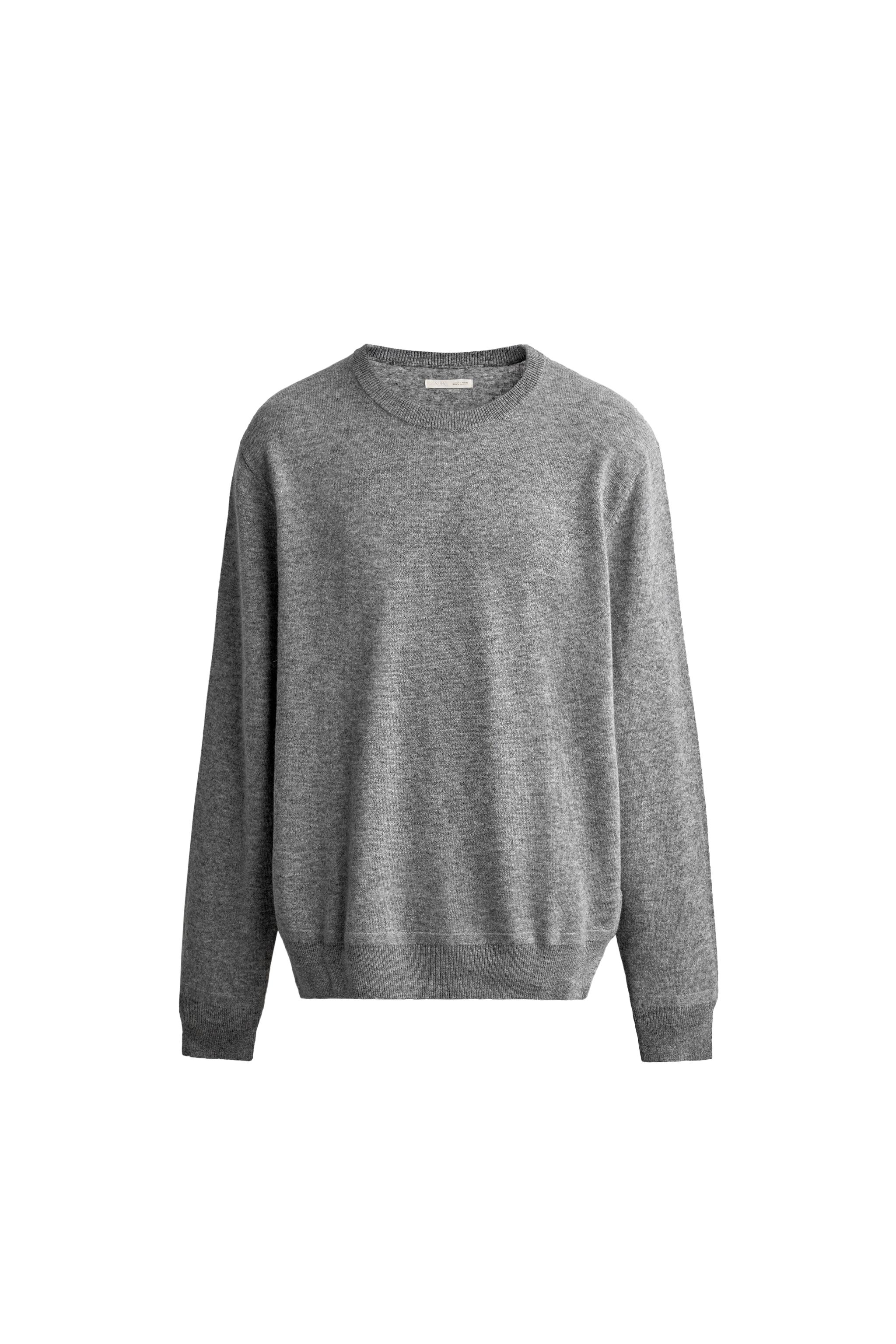 Джемпер свободного кроя из шерстяной смеси — ZARA